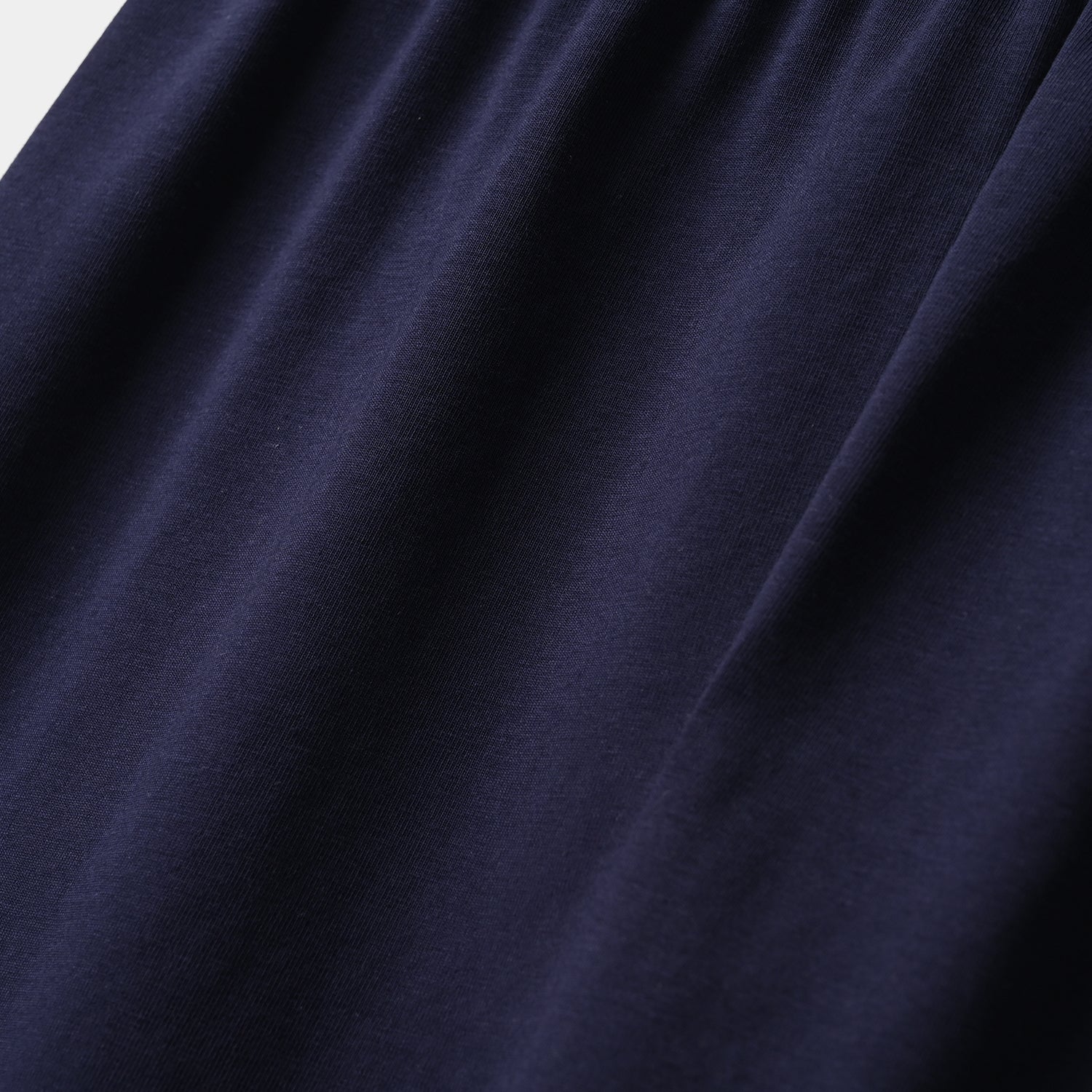 Girls Lycra Jersey Tights - Navy - Image 2