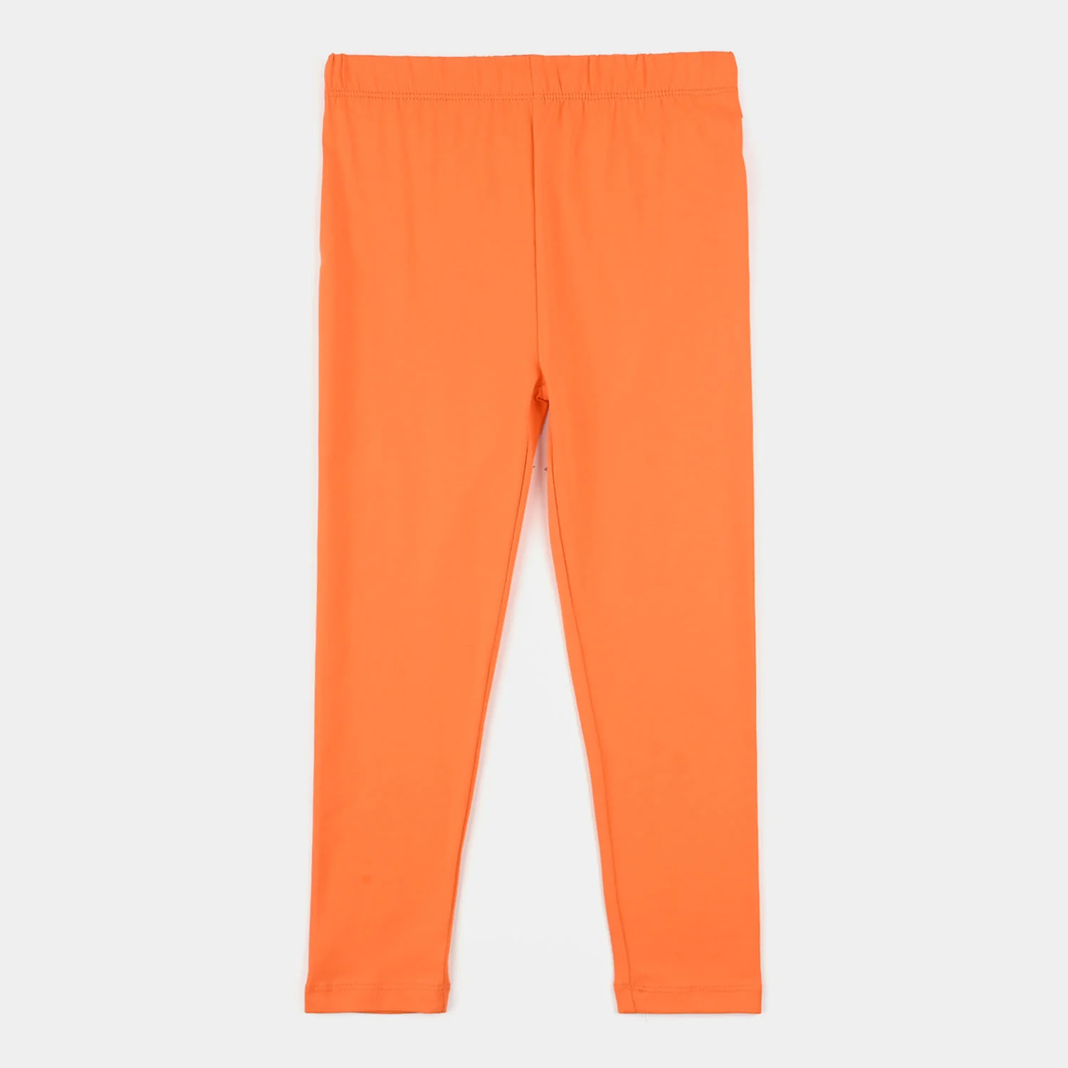 Girls Lycra Jersey Tights - Orange