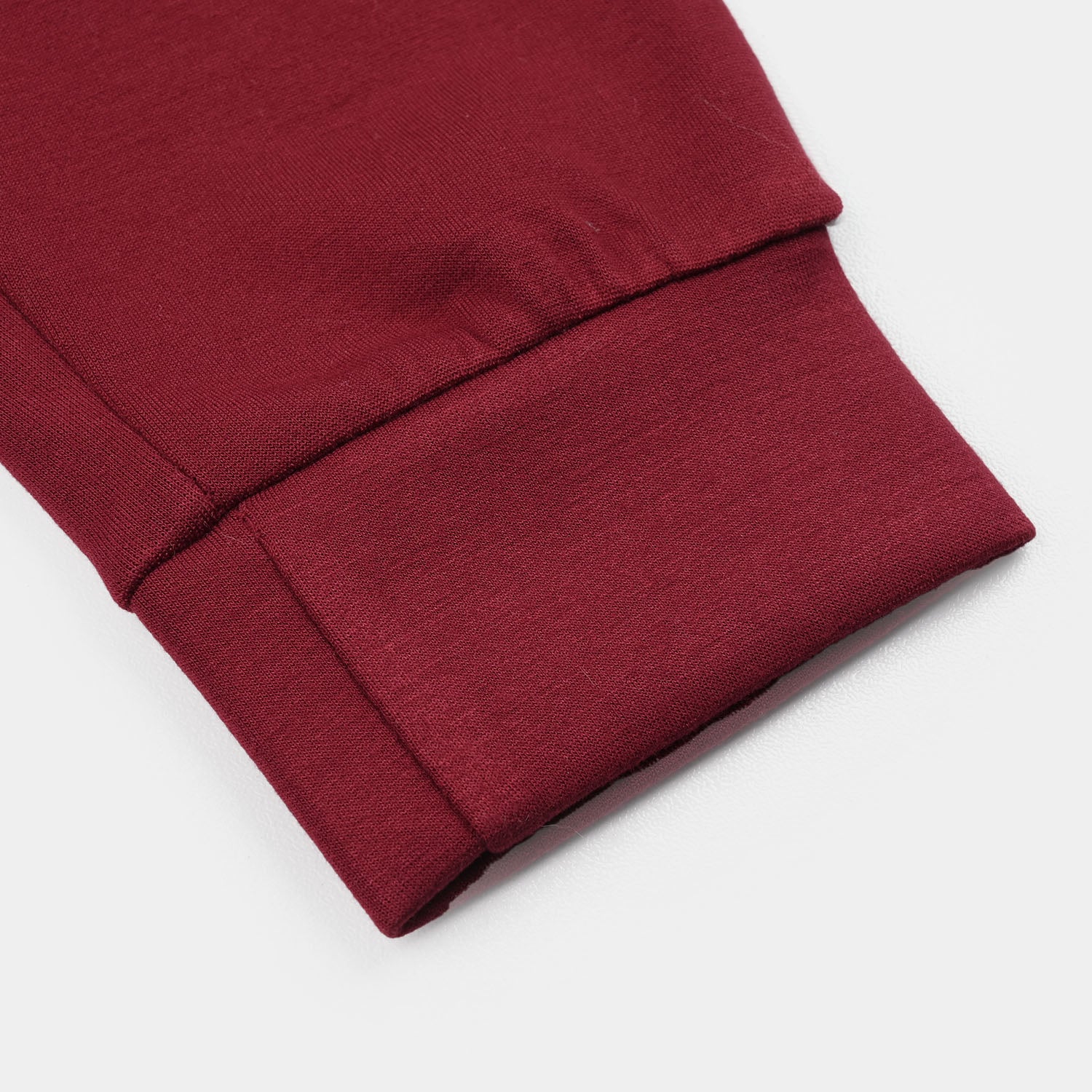 Girls Microfiber Interlock Pajama - Red - Image 3