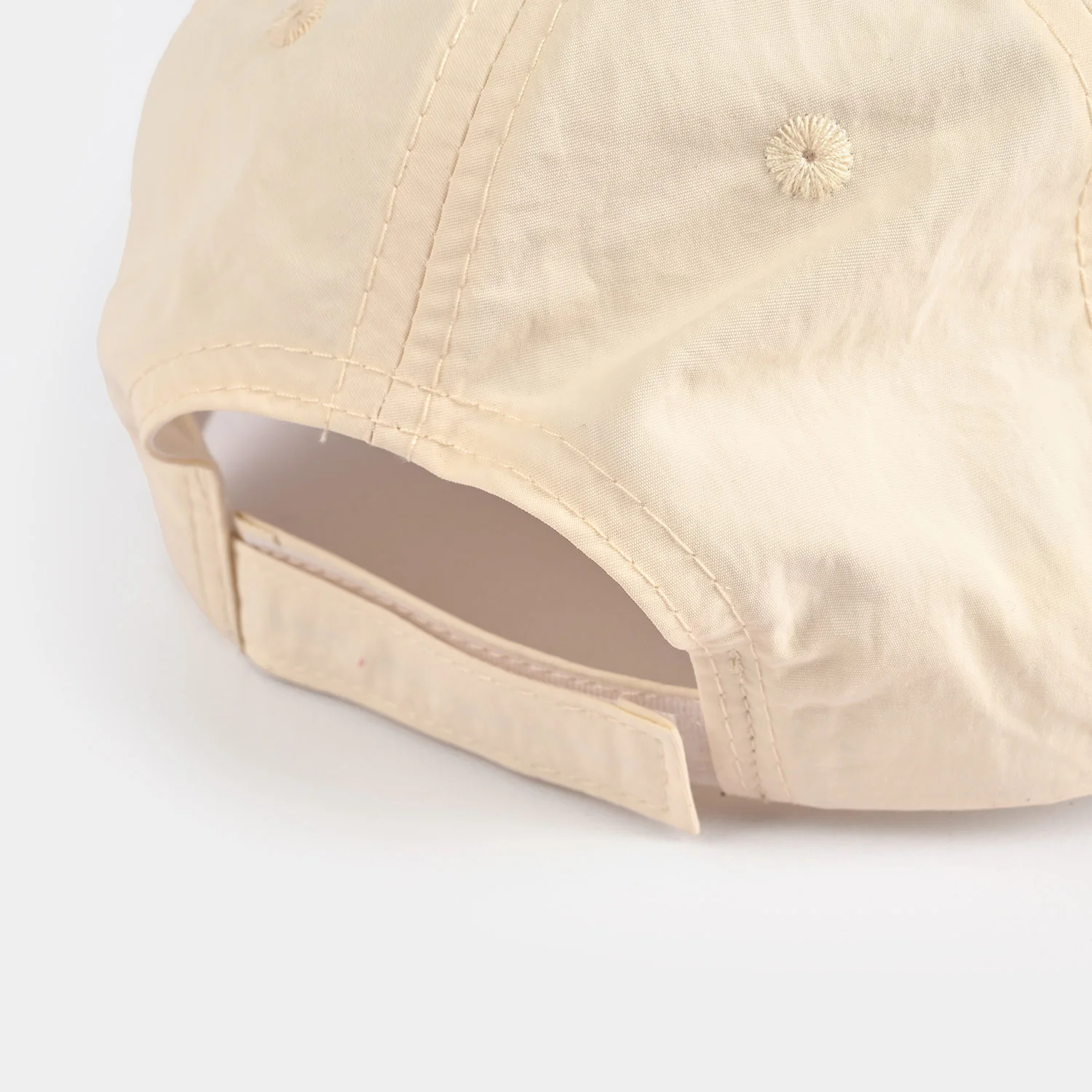 Girls Mix Taffeta Cap (Kitty) - White - Image 2
