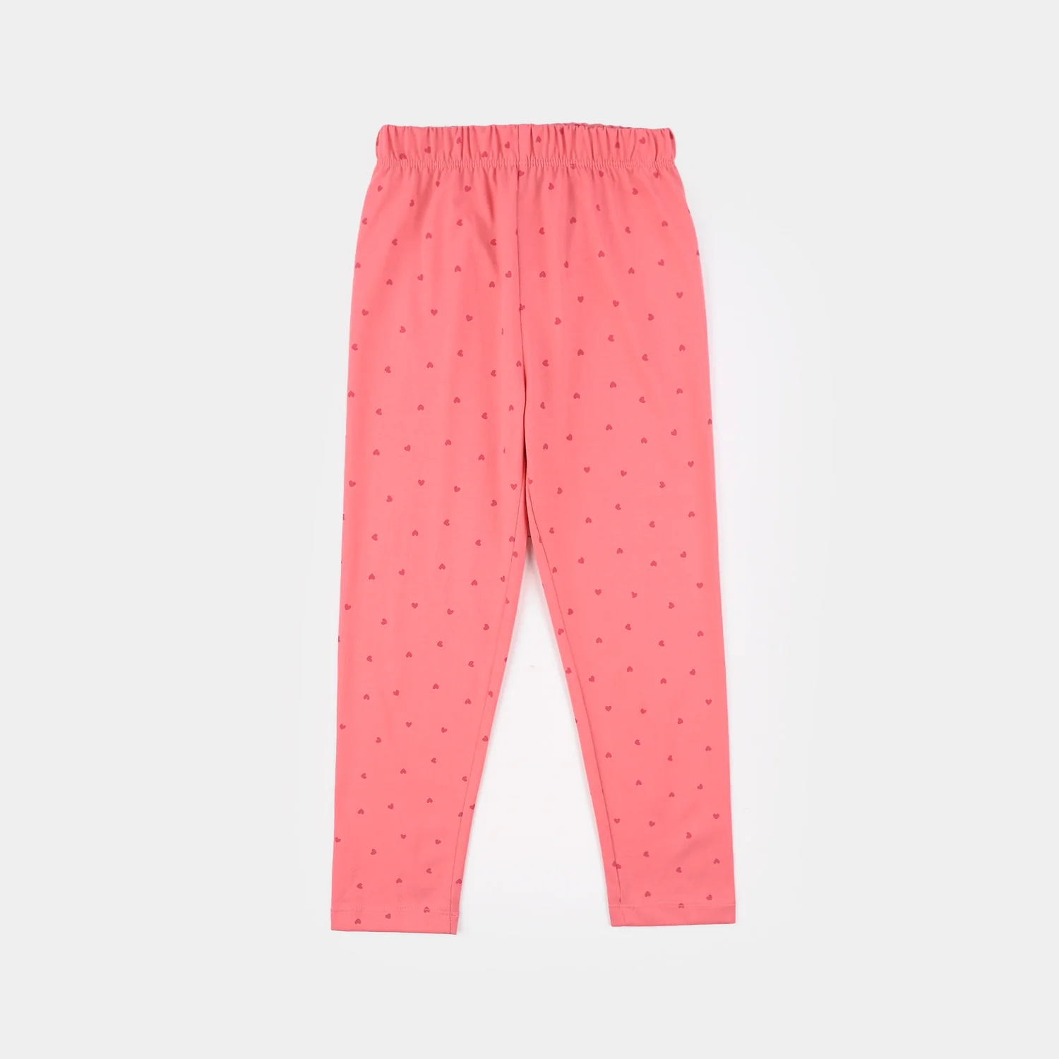 Girls PC Jersey Night Suit - Pink - Image 4