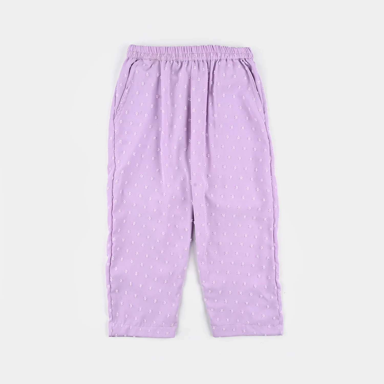 Girls Poly Crinkle Co-Ord Set Pansy - Image 4