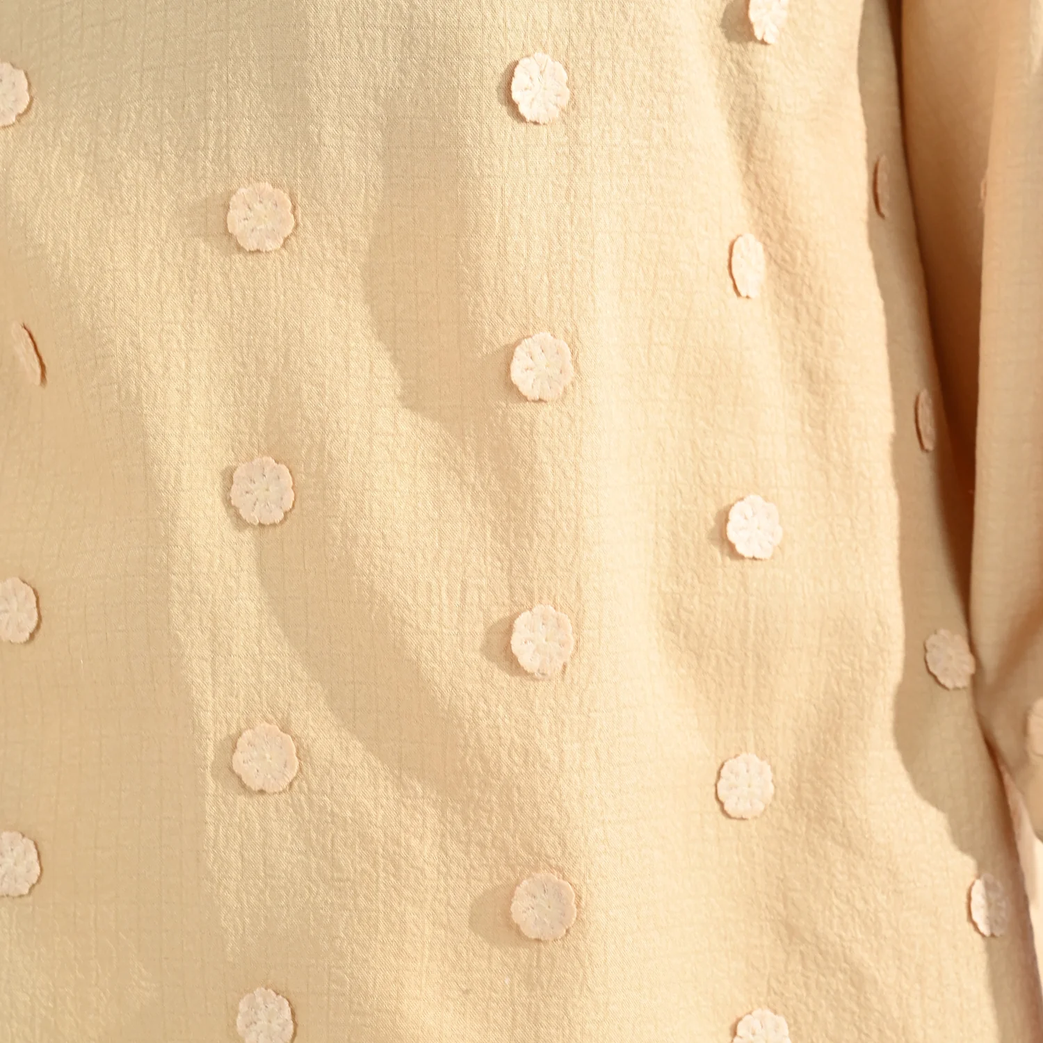Girls Poly Crinkle Top (Fairy) – Yellow - Image 5