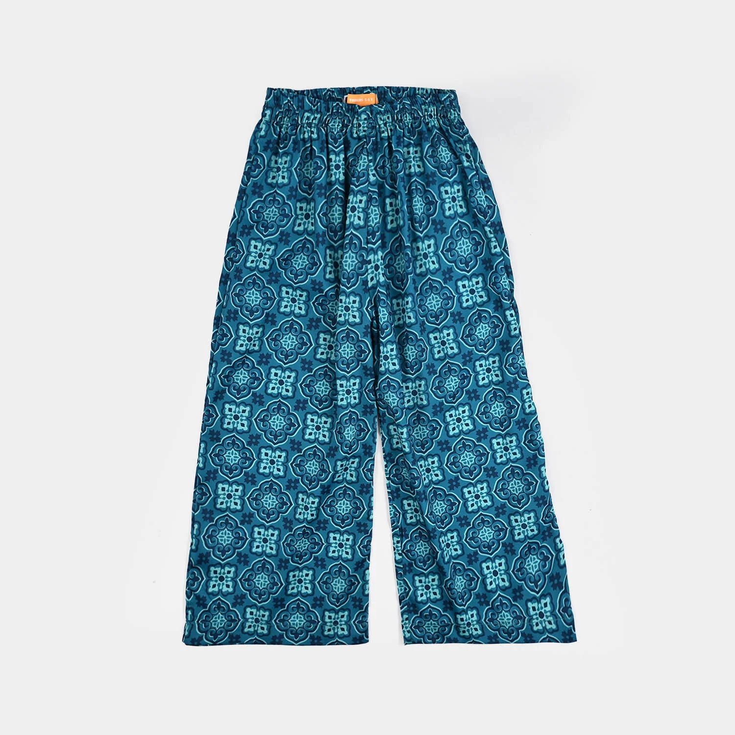 Girls Poly Net Co-Ord Set Mosaic-LIGHT BLUE - Image 4