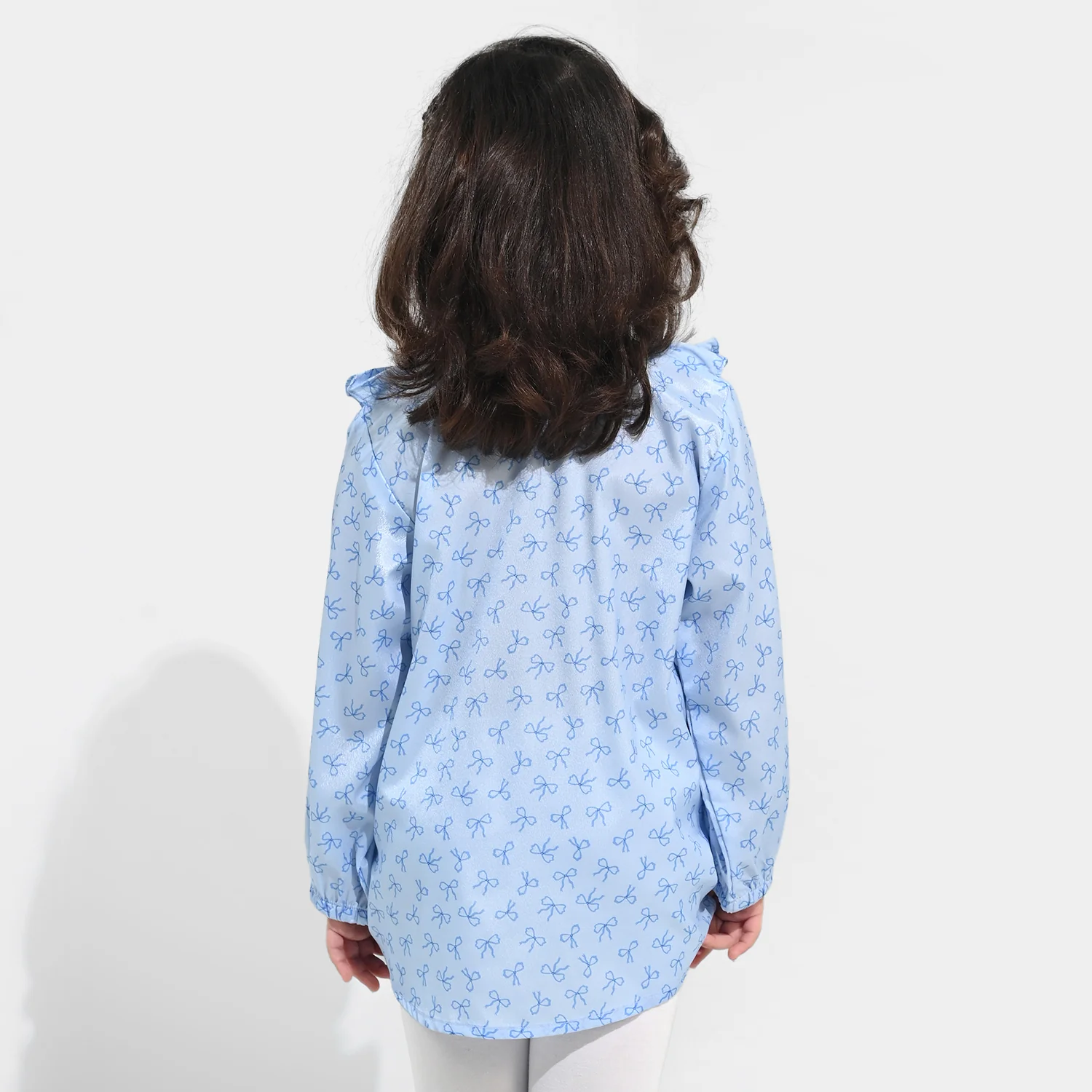 Girls Poly Viscose Casual Top - Blue - Image 5