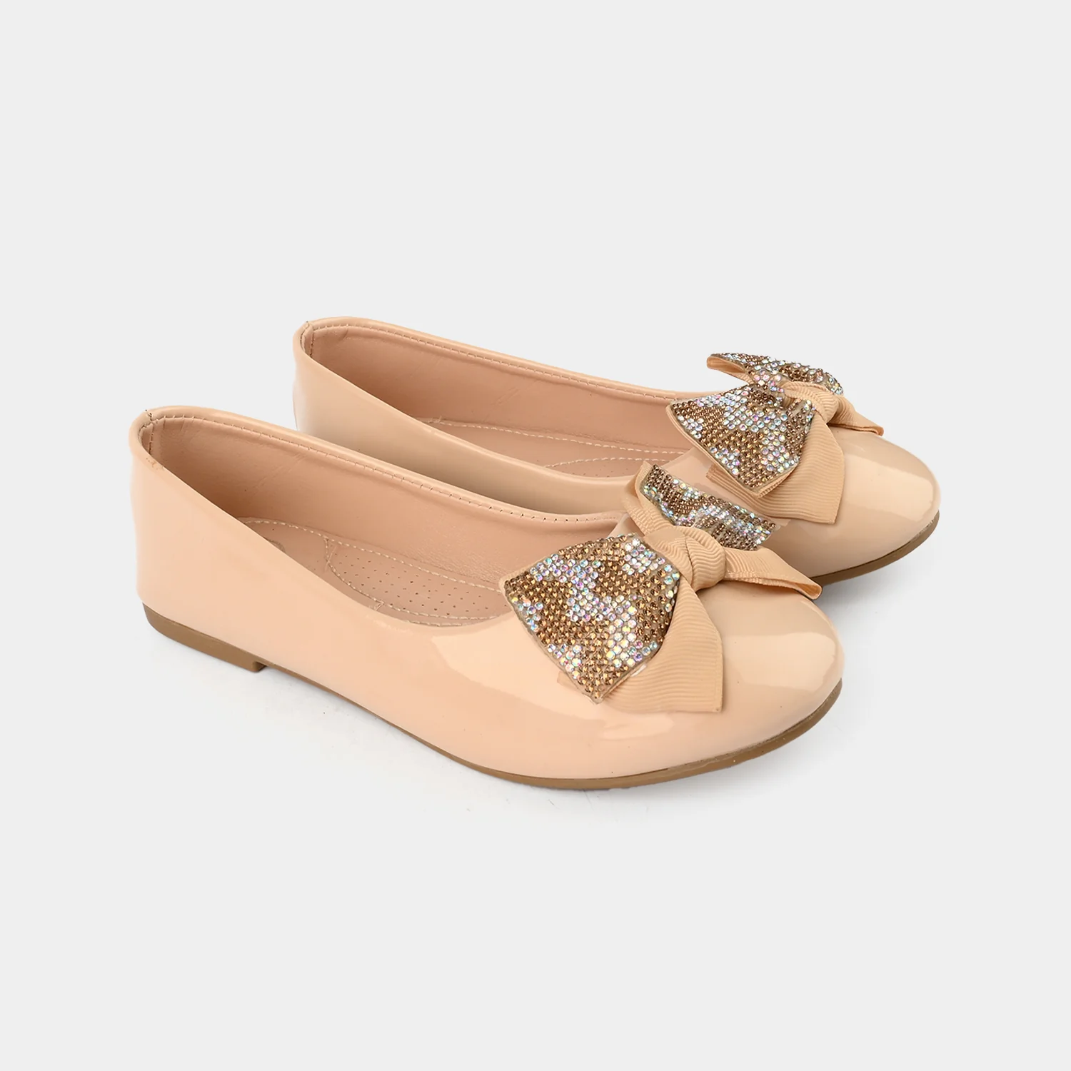 Girls Pumps 11-101-BEIGE - Image 3