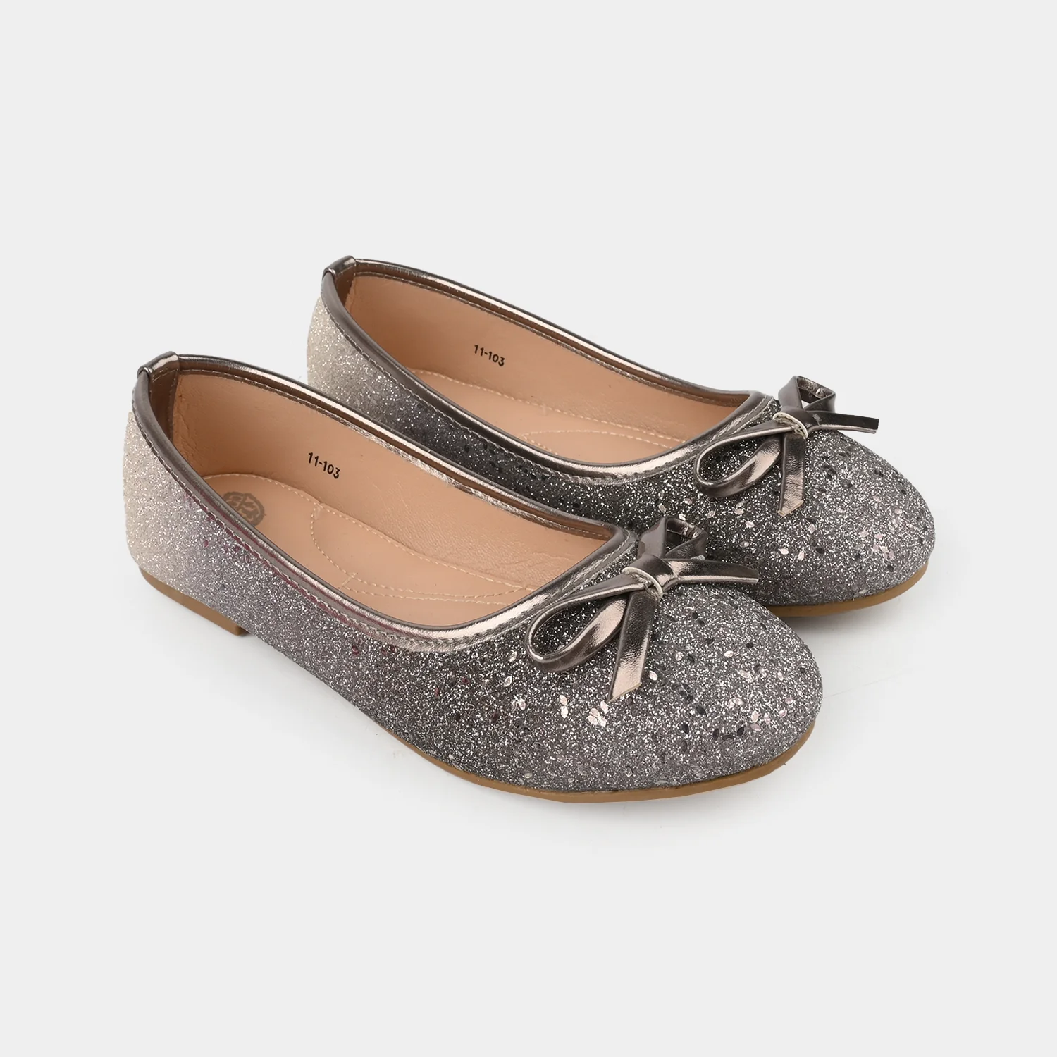 Girls Pumps 11-103-GREY - Image 3