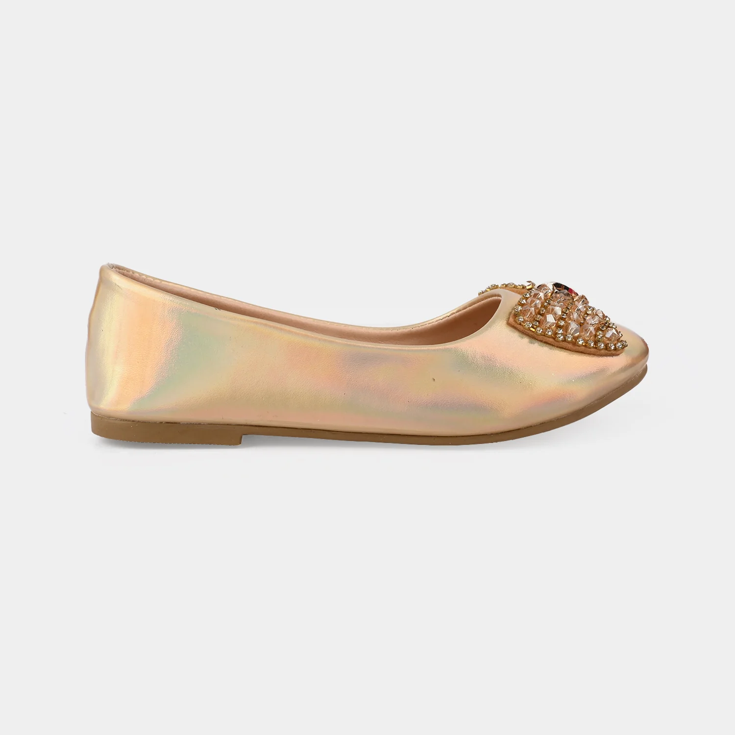 Girls Pumps 11-104-Gold - Image 4