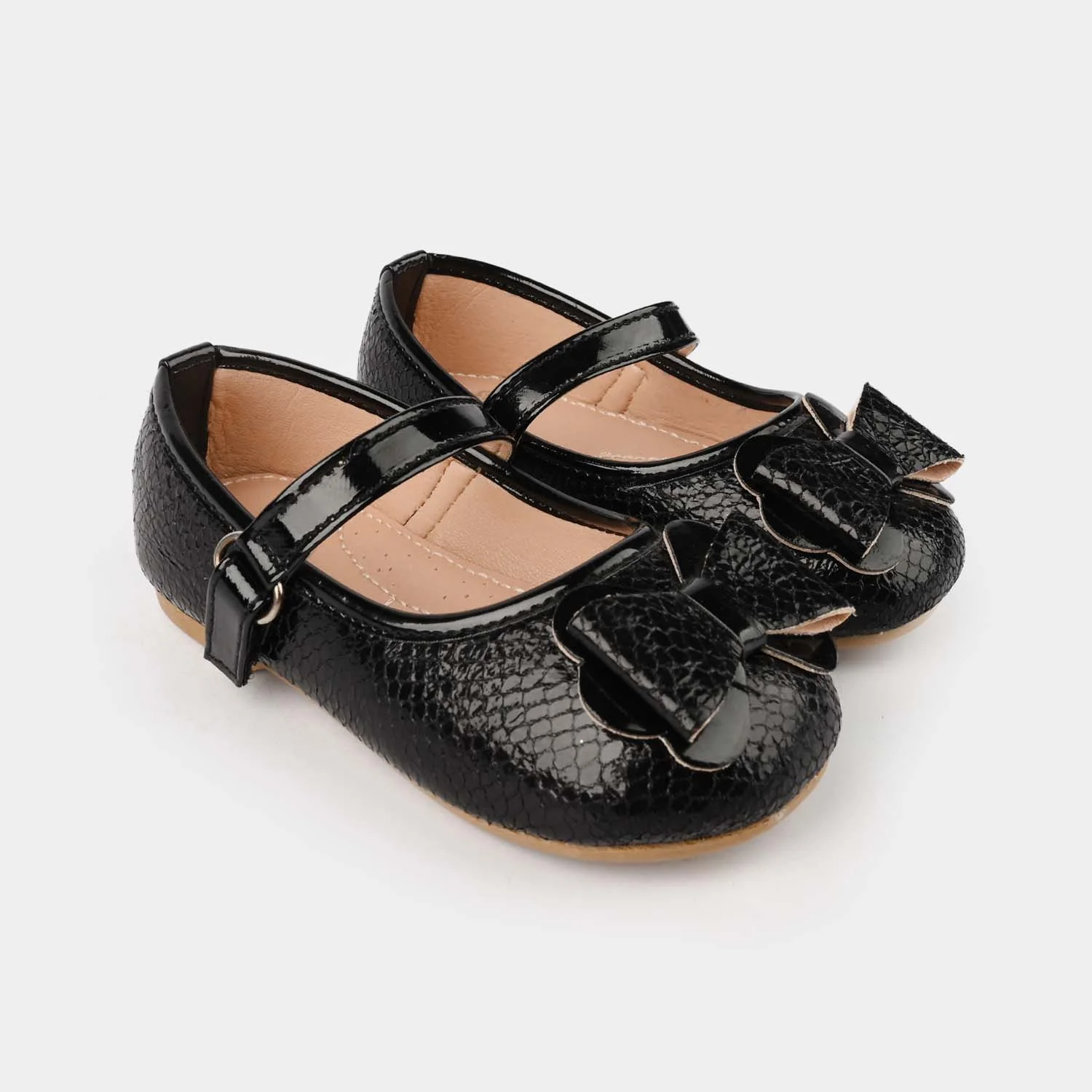 Girls Pumps 11-106-BLACK - Image 3