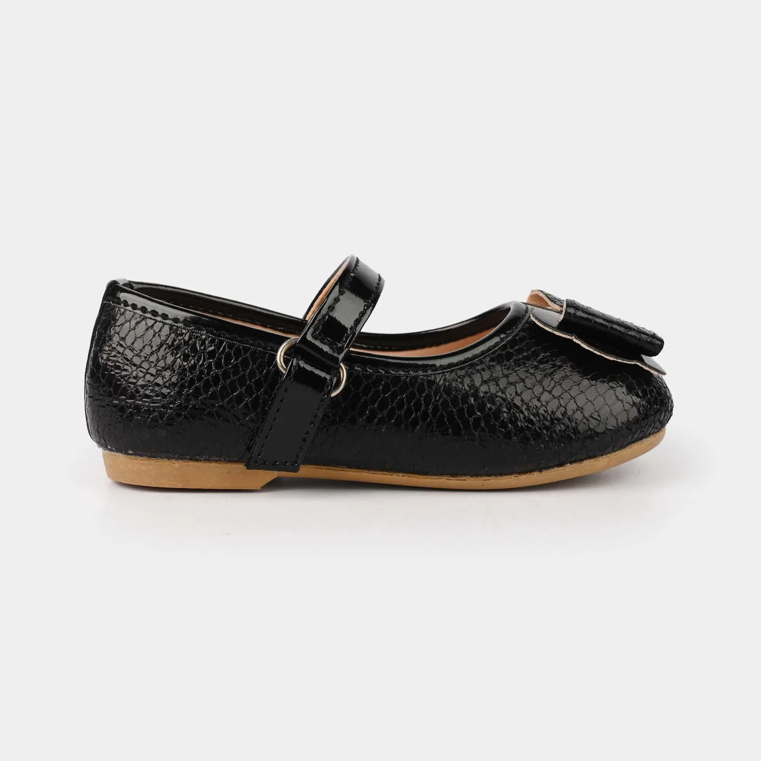 Girls Pumps 11-106-BLACK - Image 4