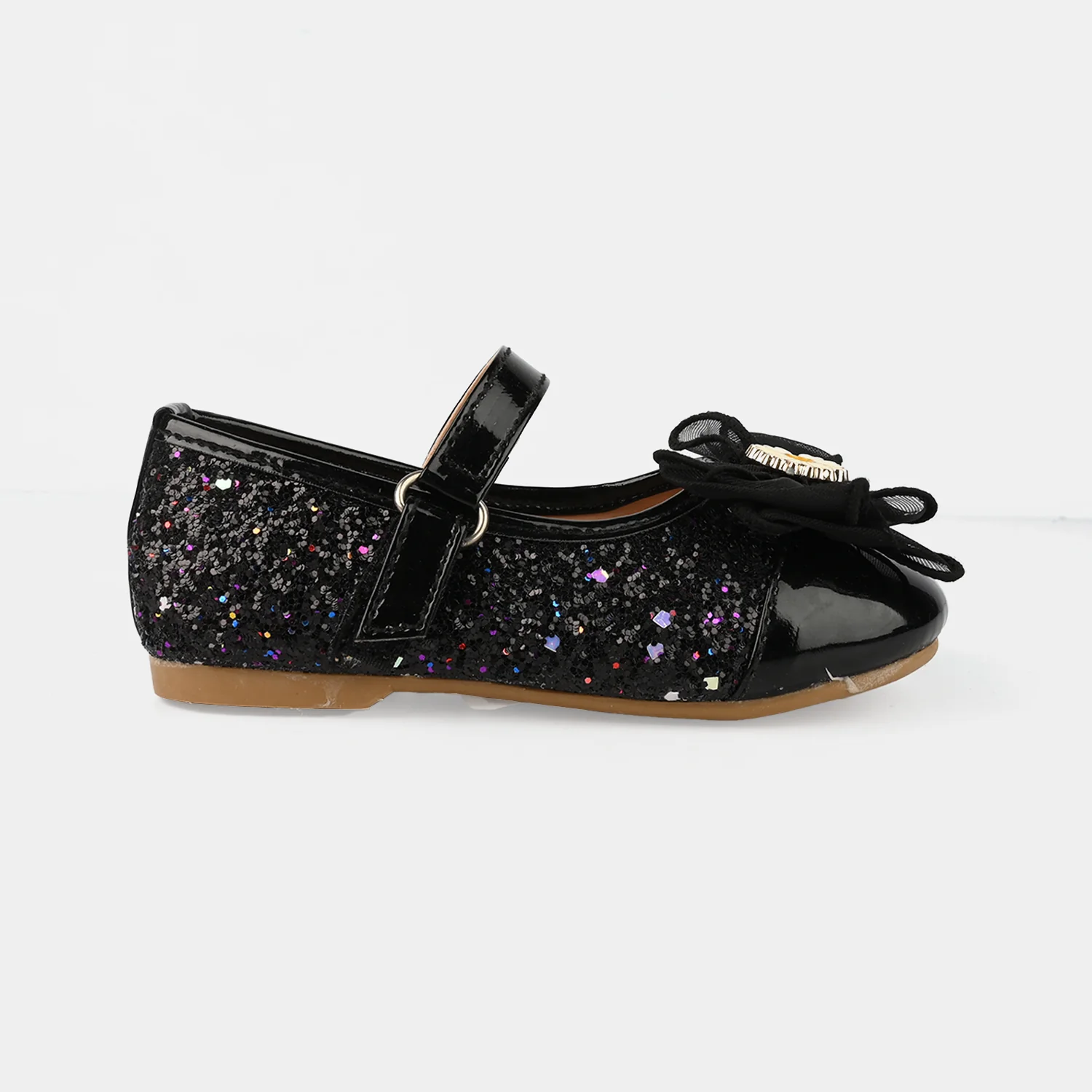 Girls Pumps 11-108-BLACK - Image 4