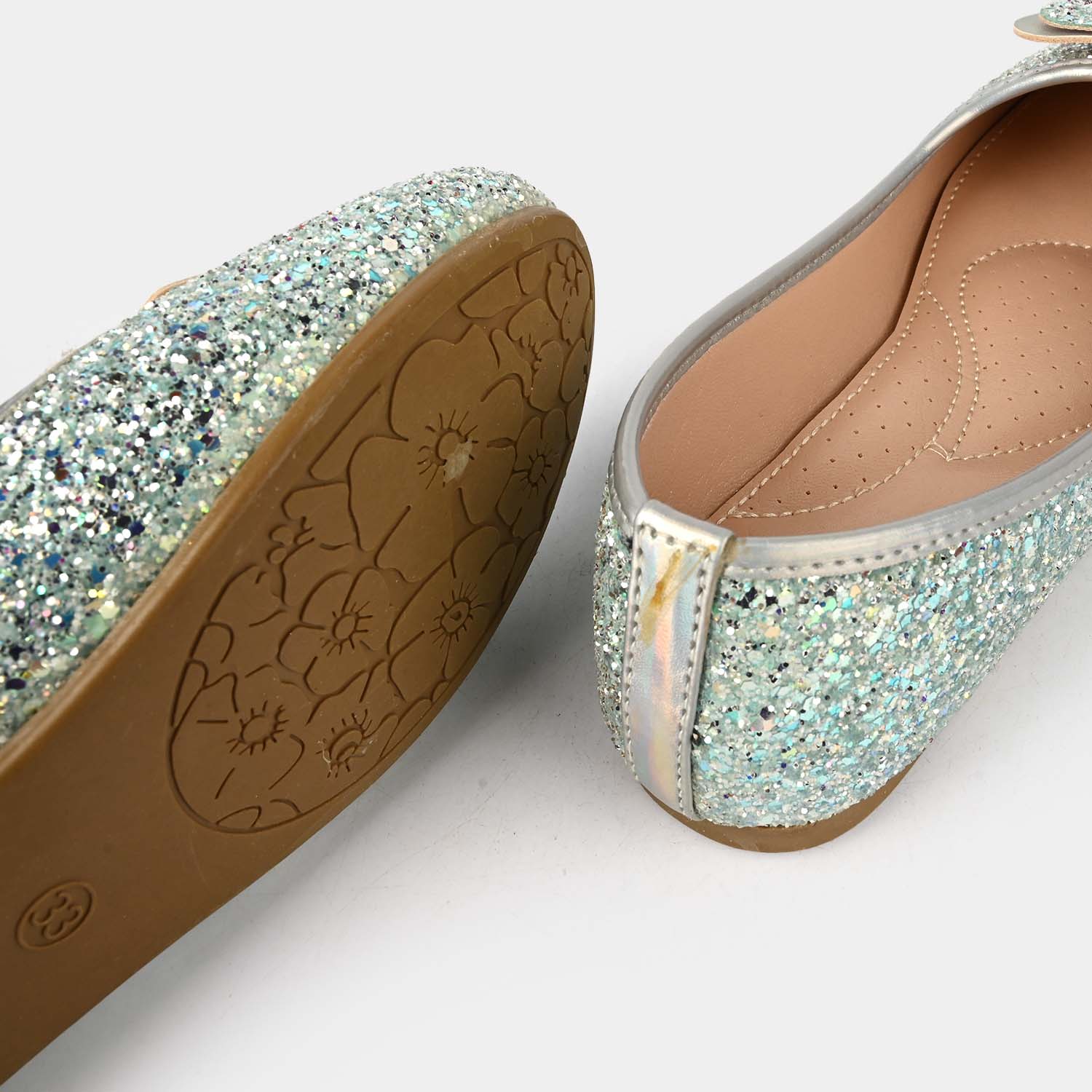 Girls Pumps 11-114-BLUE - Image 2