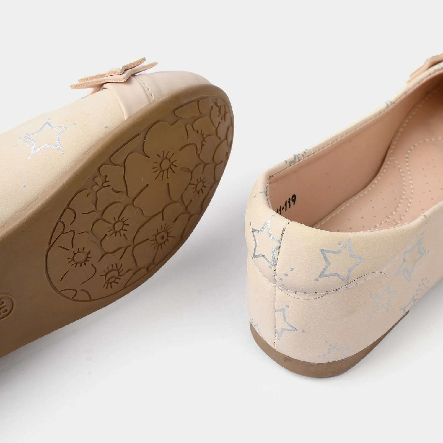 Girls Pumps 11-119 - Beige - Image 2