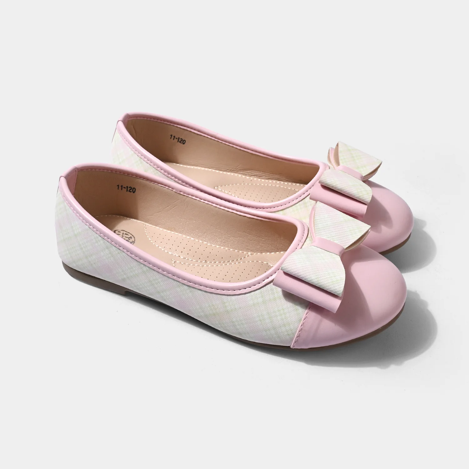 Girls Pumps 11-120-PINK - Image 4