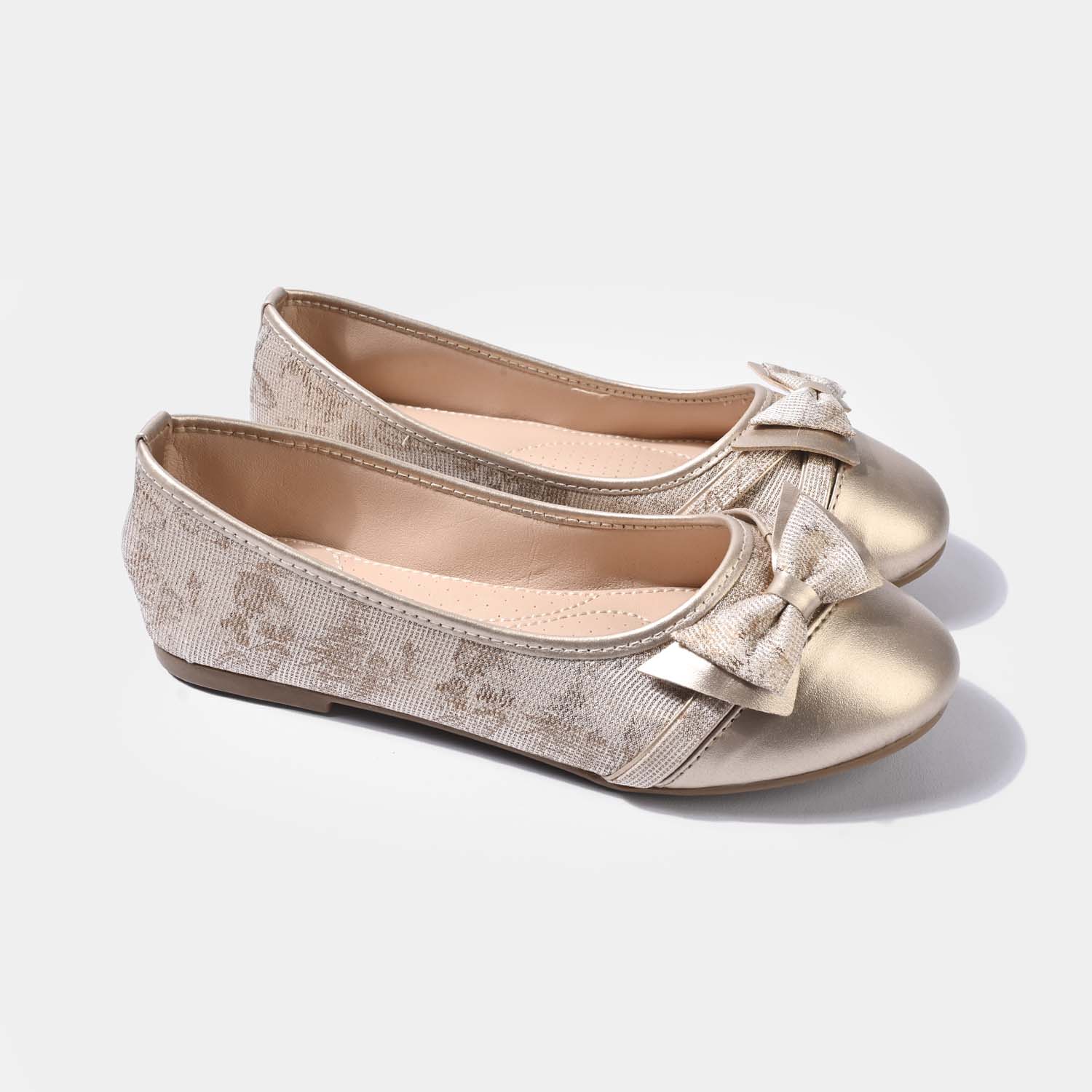 Girls Pumps 11-121-BEIGE - Image 3