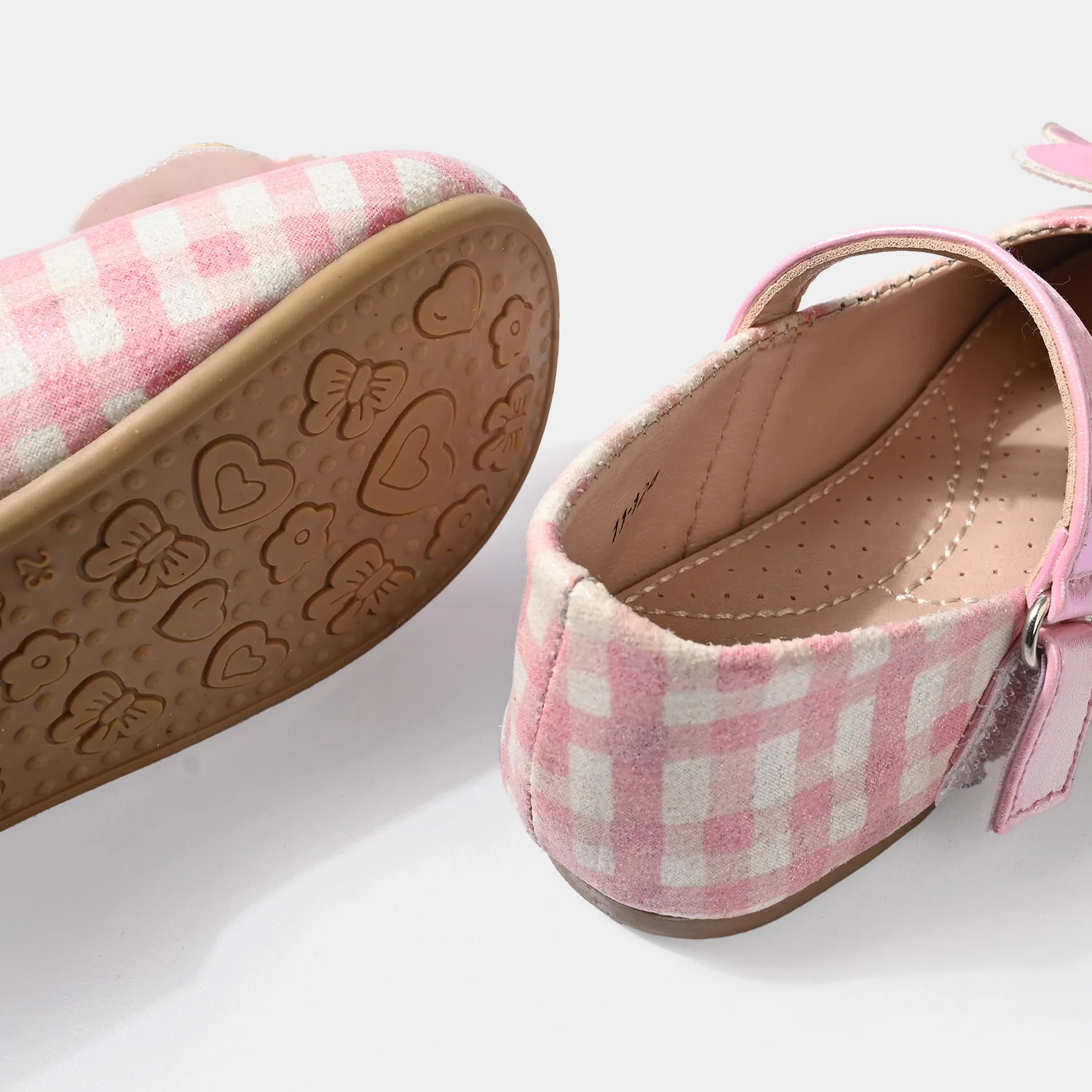 Girls Pumps 11-124-PINK - Image 2