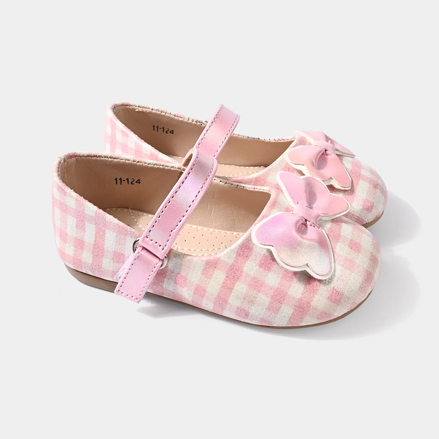 Girls Pumps 11-124-PINK - Image 3