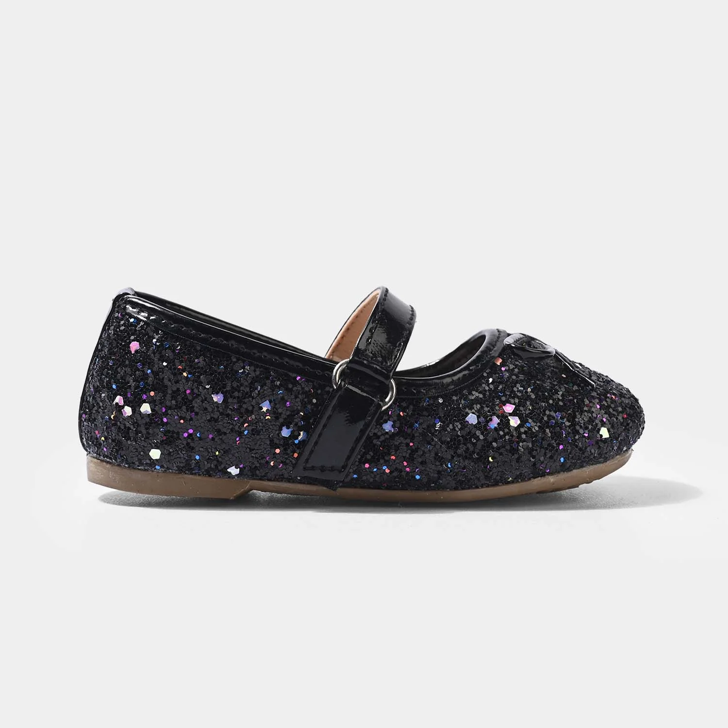 Girls Pumps 11-125-BLACK - Image 4