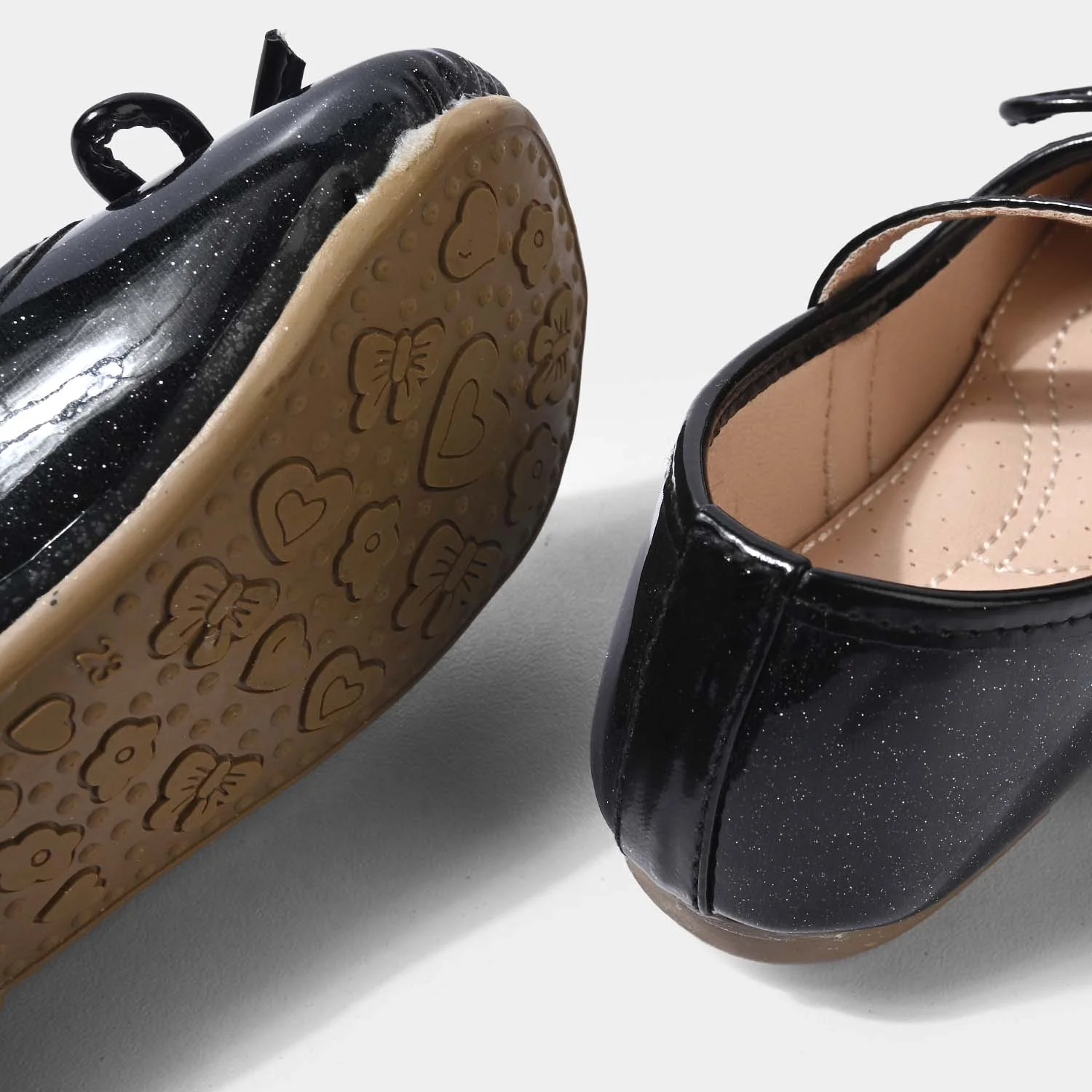 Girls Pumps 11-128-BLACK - Image 2