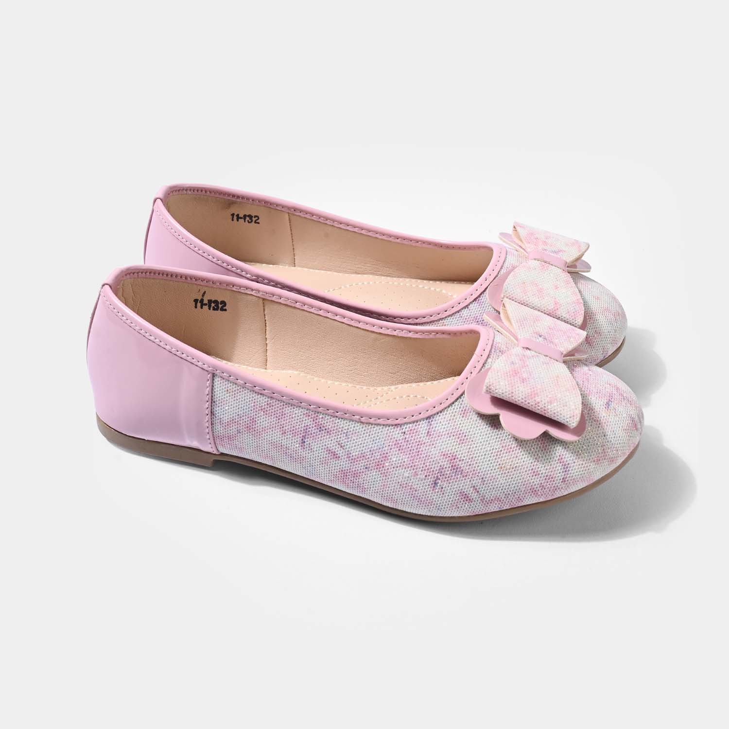 Girls Pumps 11-132-Pink - Image 3