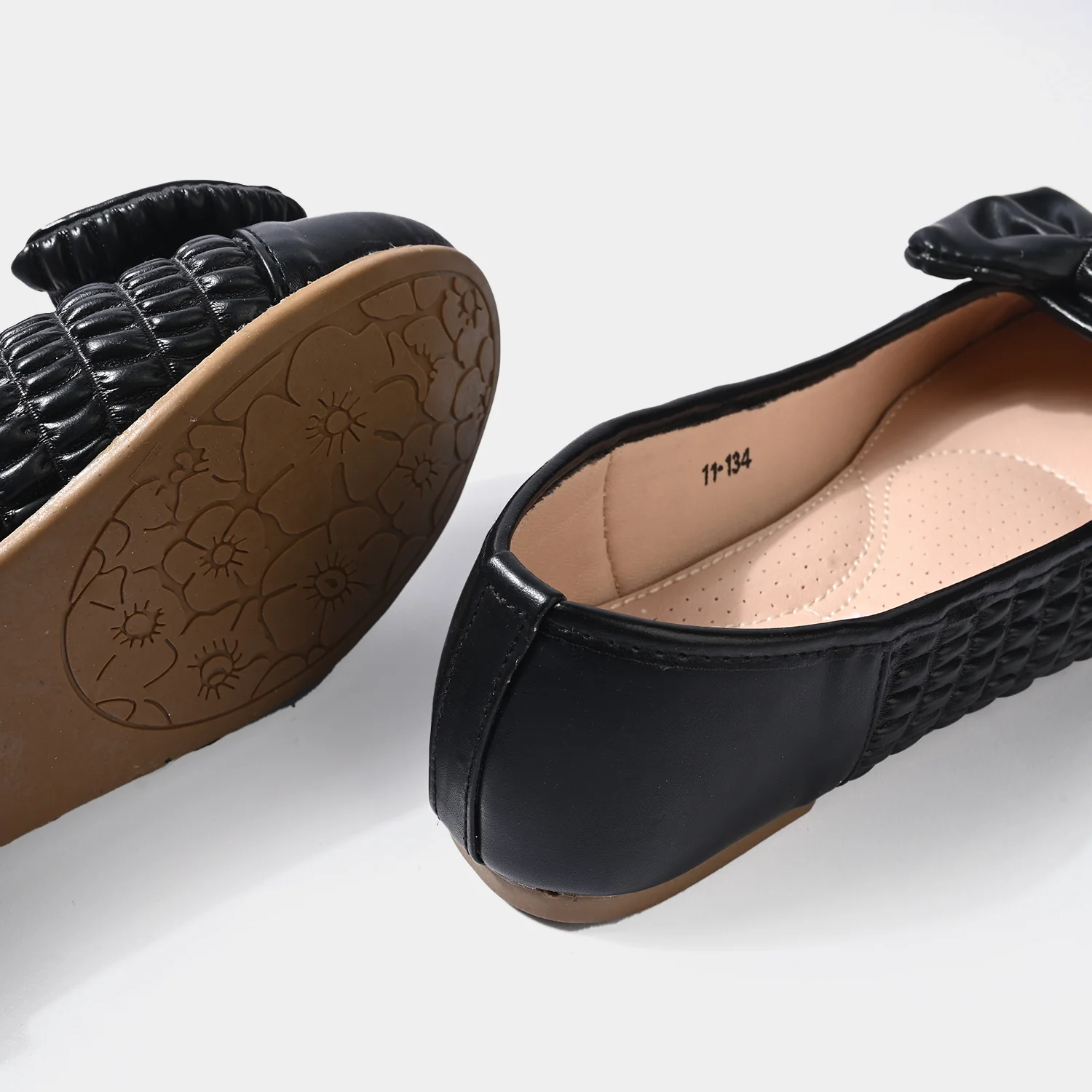 Girls Pumps 11-134-BLACK - Image 2