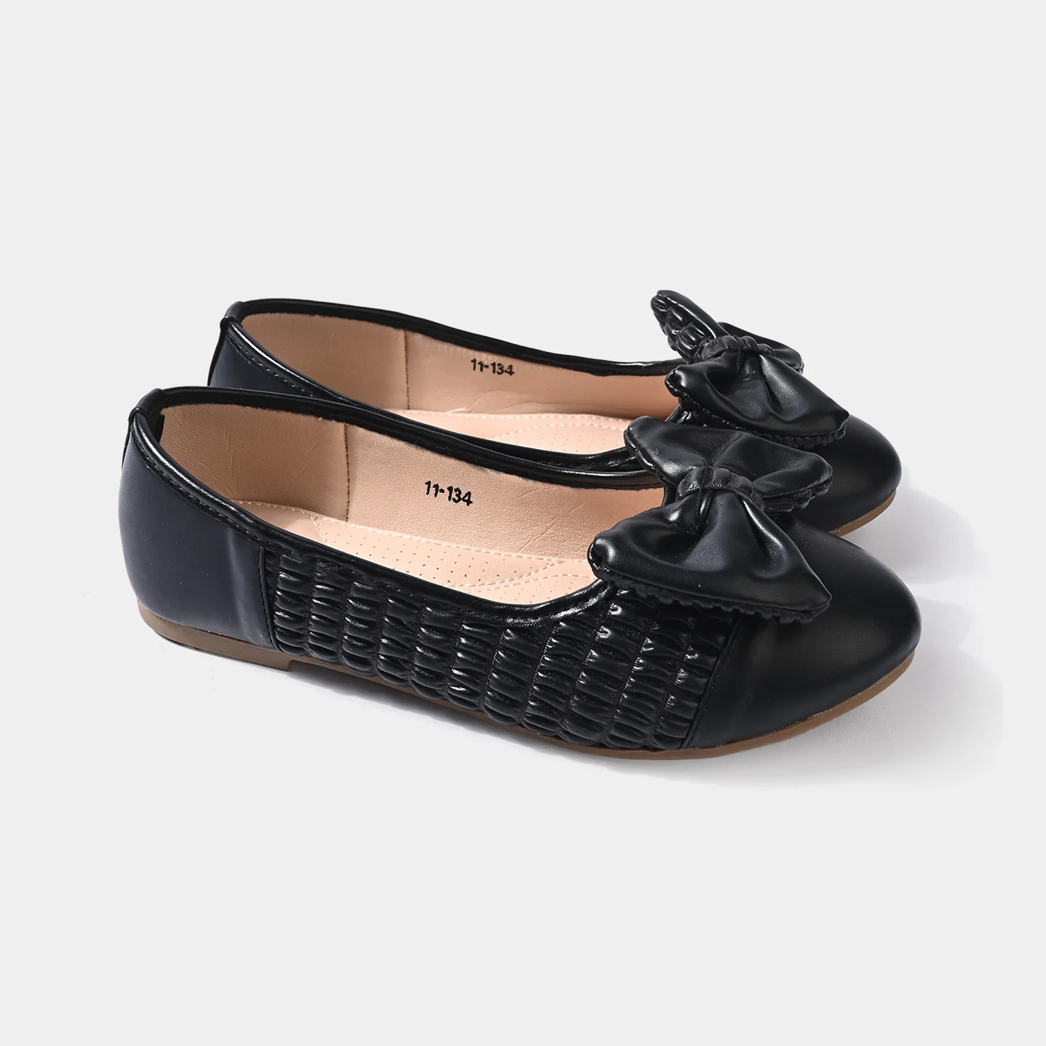 Girls Pumps 11-134-BLACK - Image 3