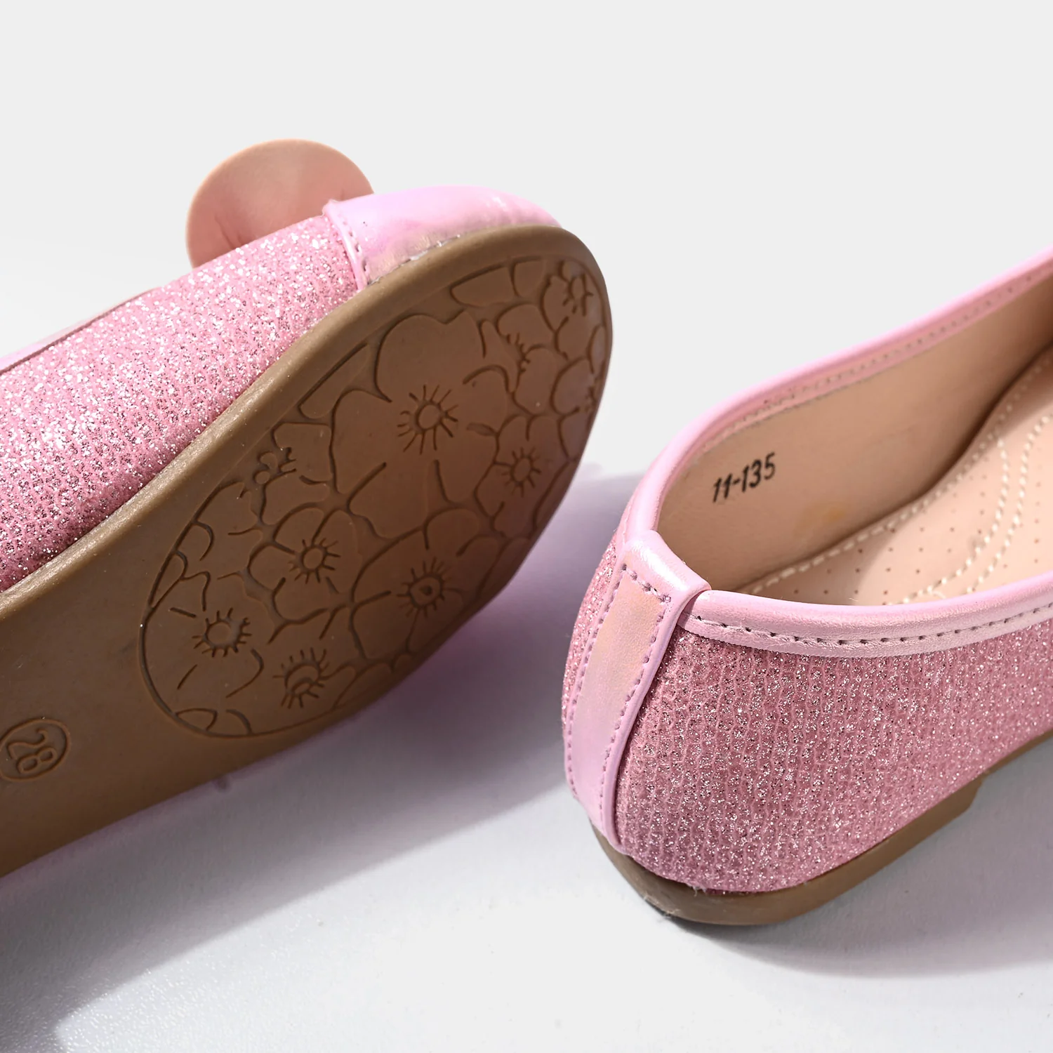 Girls Pumps 11-135-PINK - Image 2