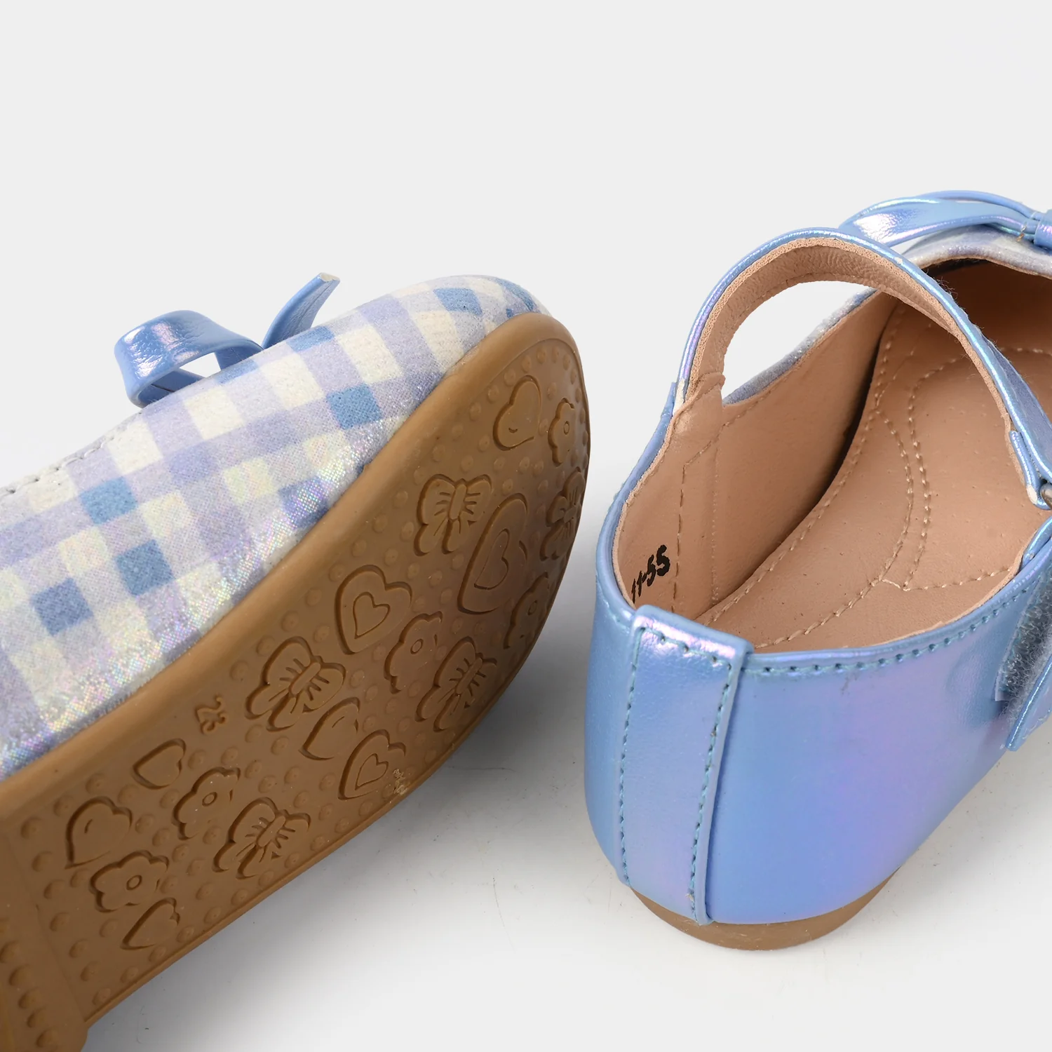 Girls Pumps 11-55 - Blue - Image 2