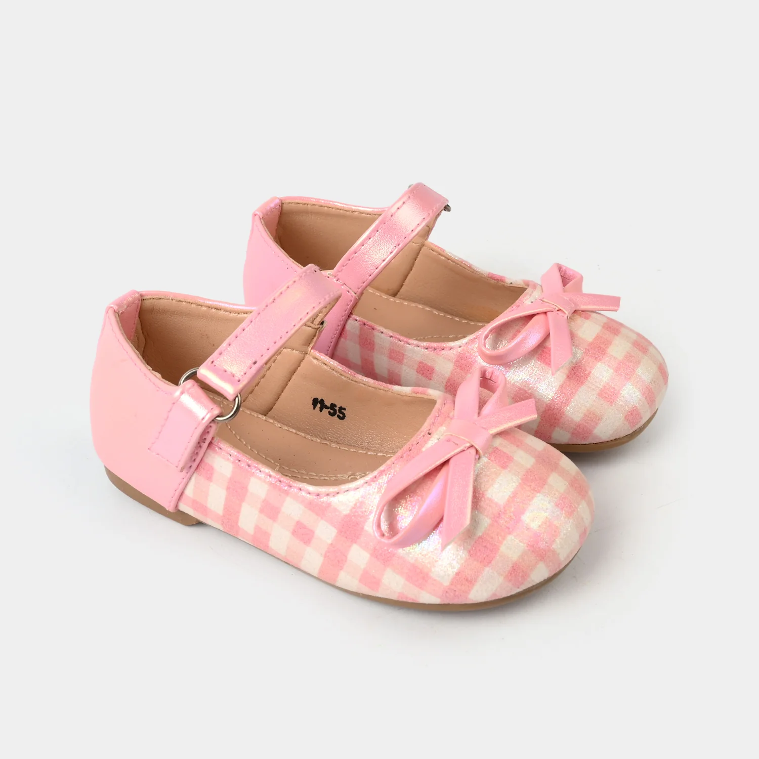 Girls Pumps 11-55 - Pink - Image 3