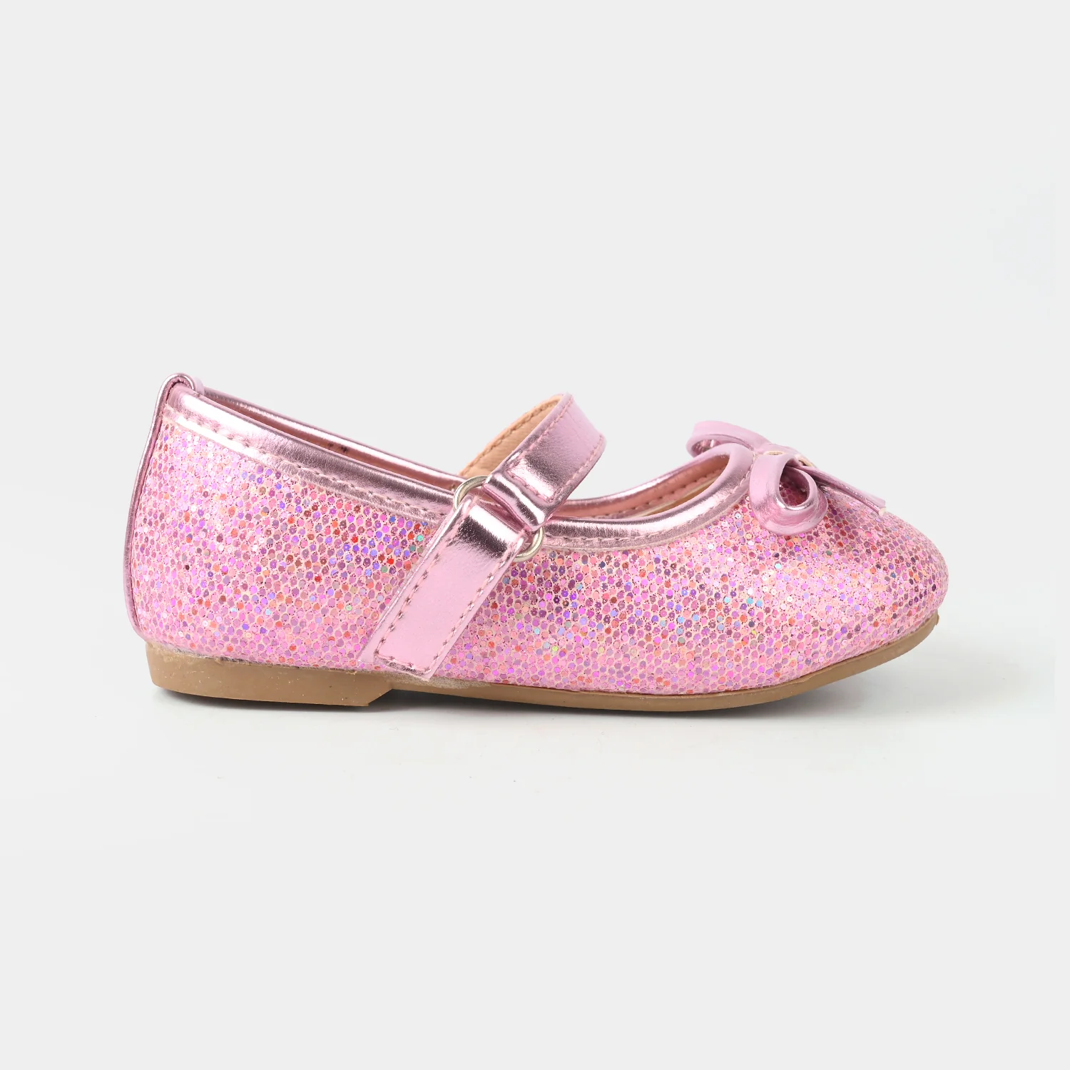 Girls Pumps 11-67 - Pink - Image 4