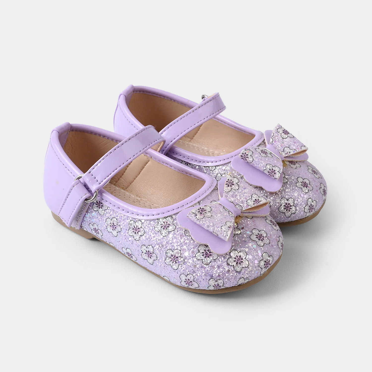 Girls Pumps 1324 - Purple - Image 3