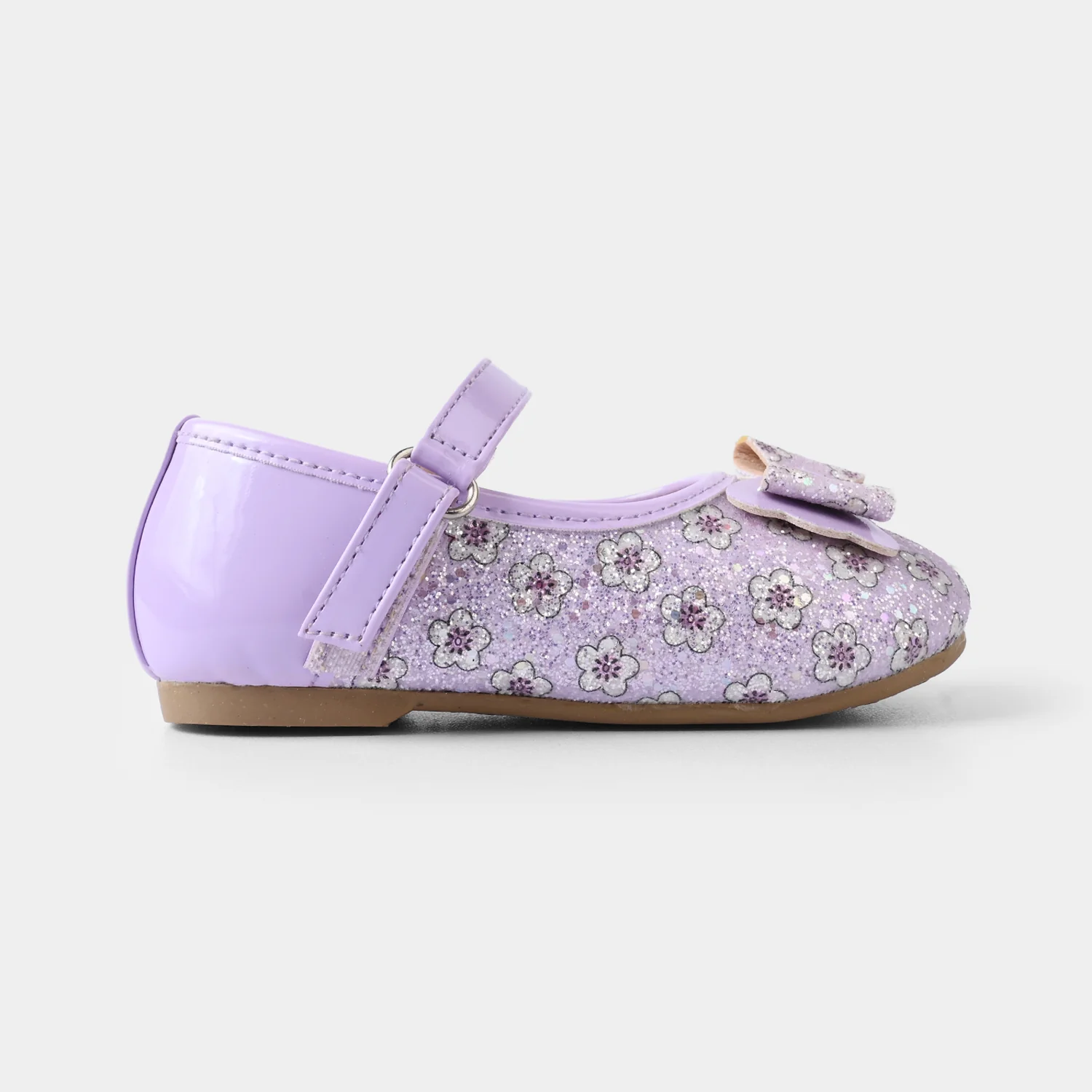 Girls Pumps 1324 - Purple - Image 4