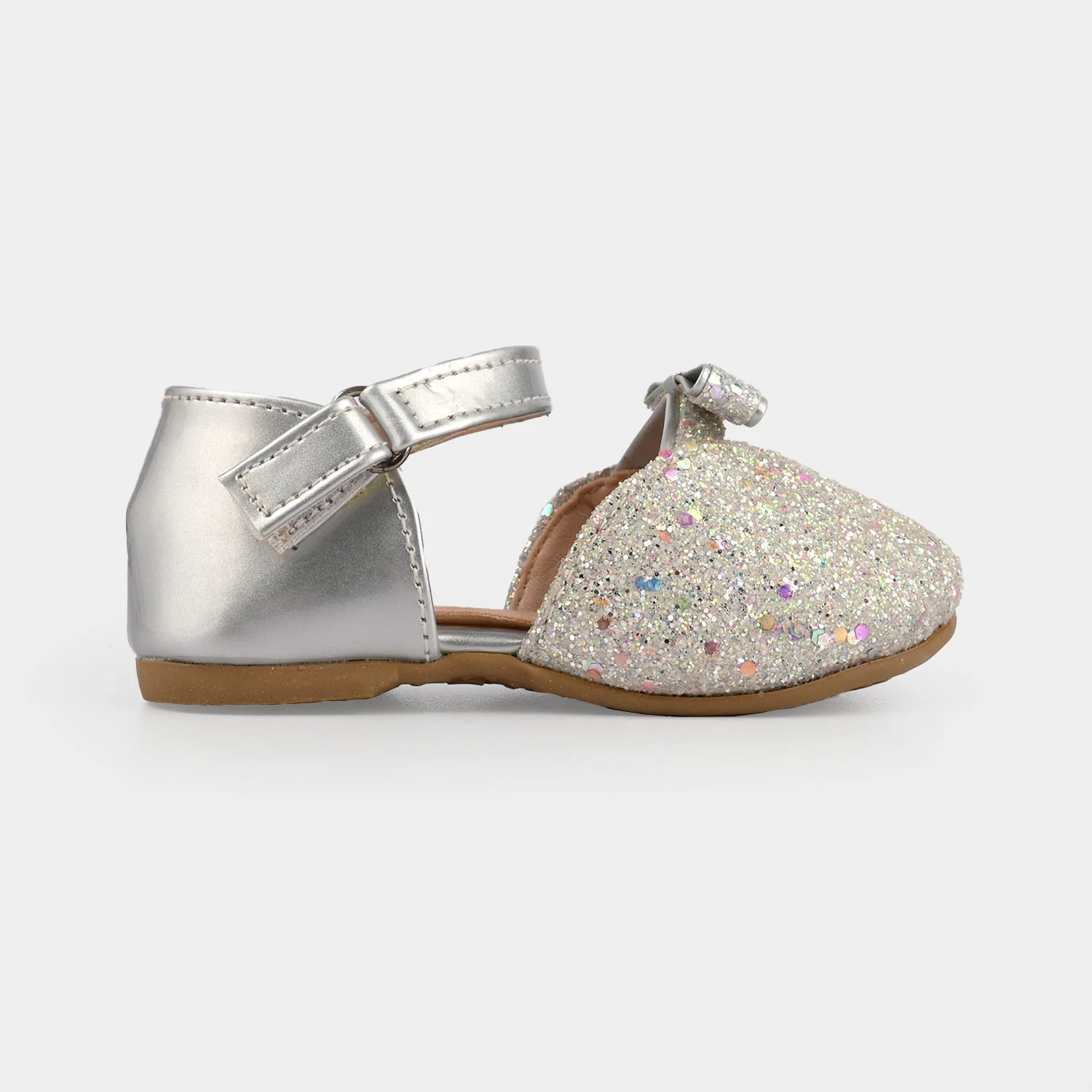 Girls Pumps 1325 - Silver - Image 4