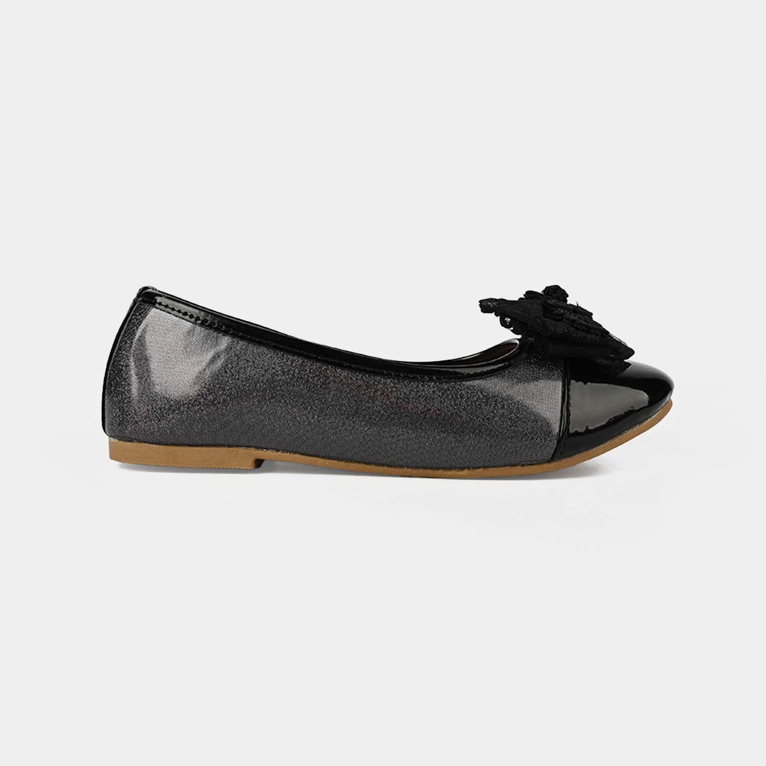 Girls Pumps 1343-BLACK - Image 4