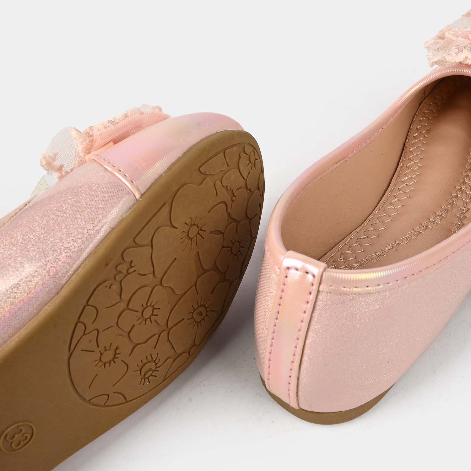 Girls Pumps 1343-PINK - Image 2