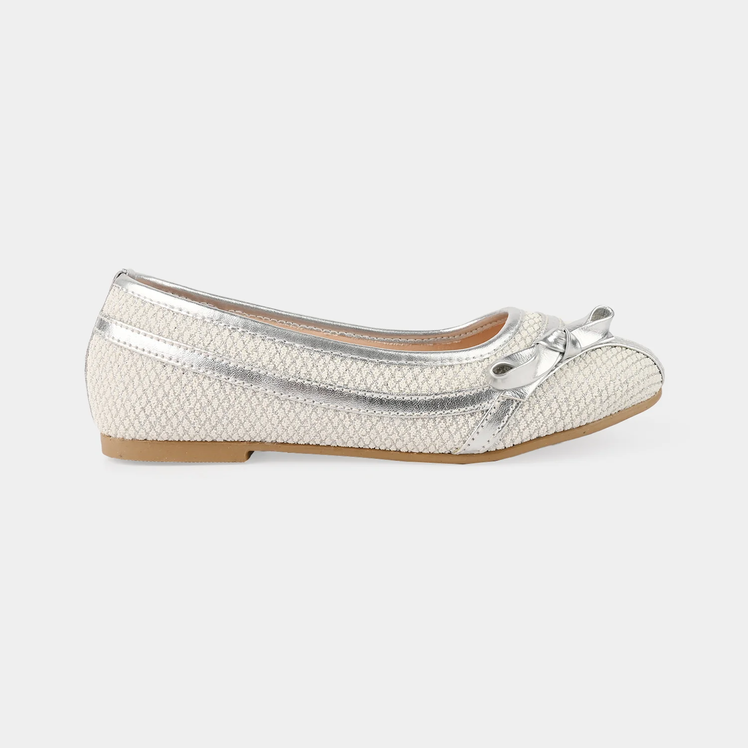 Girls Pumps 1344 - Silver - Image 4