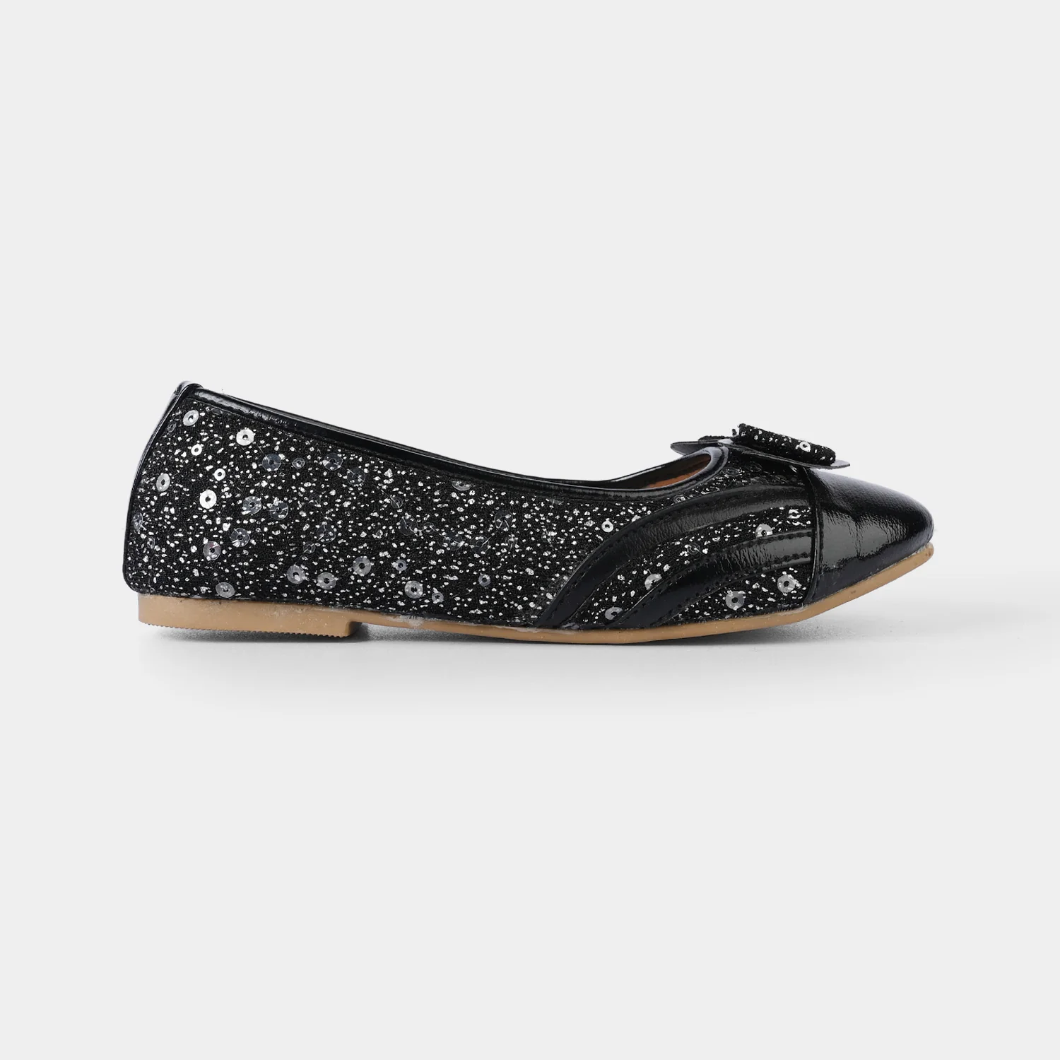 Girls Pumps 1346-BLACK - Image 4