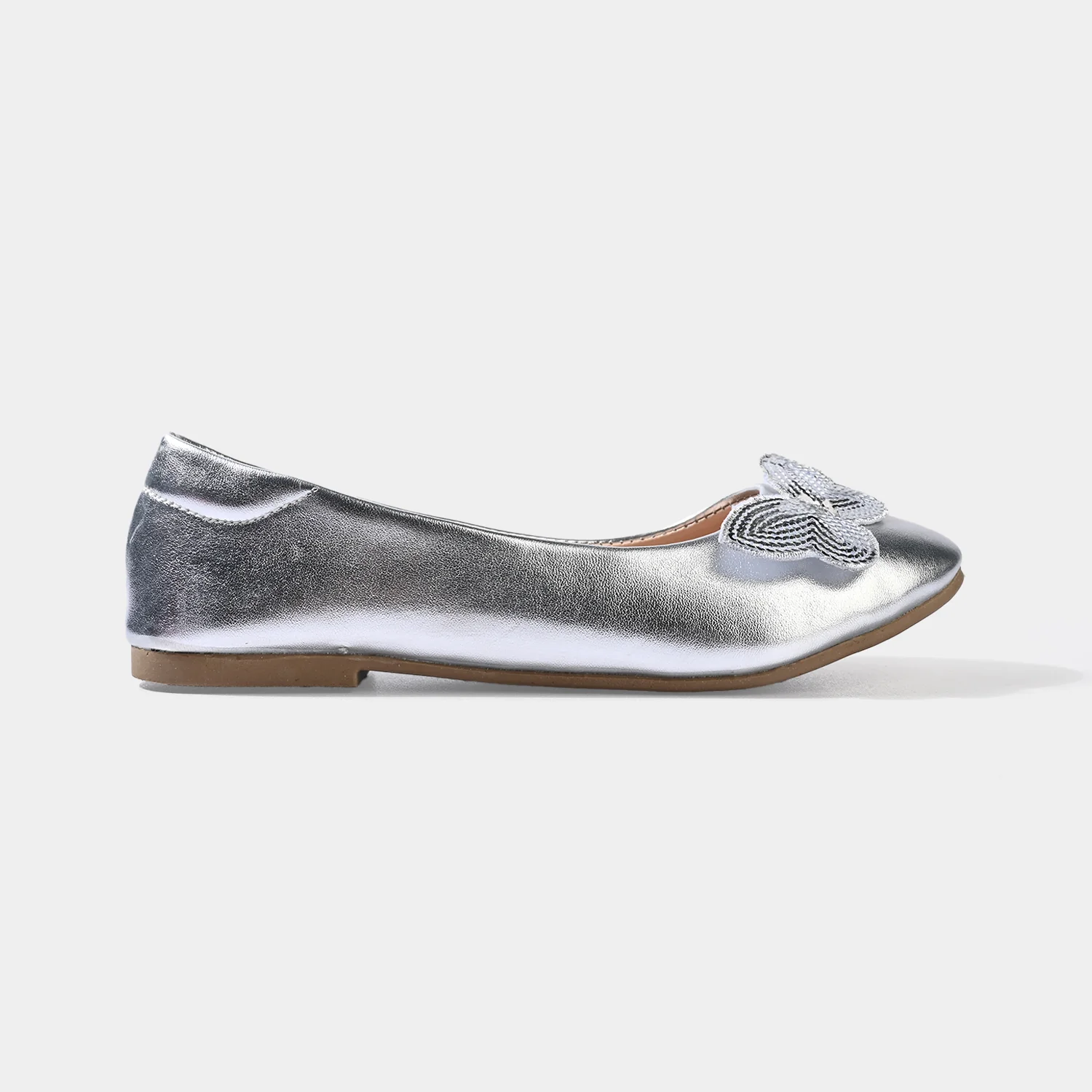Girls Pumps 1349-SILVER - Image 4