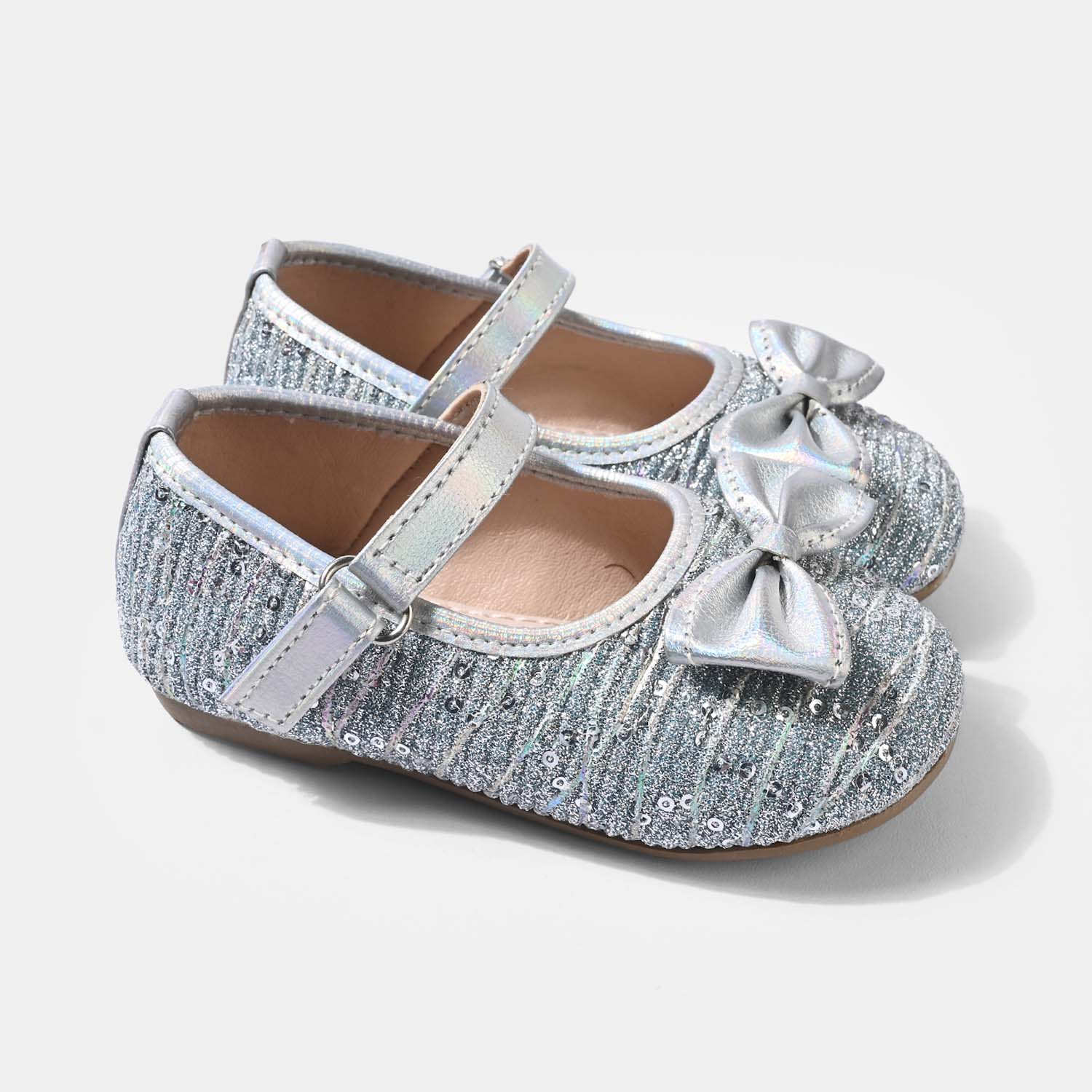 Girls Pumps 1352-Blue - Image 3
