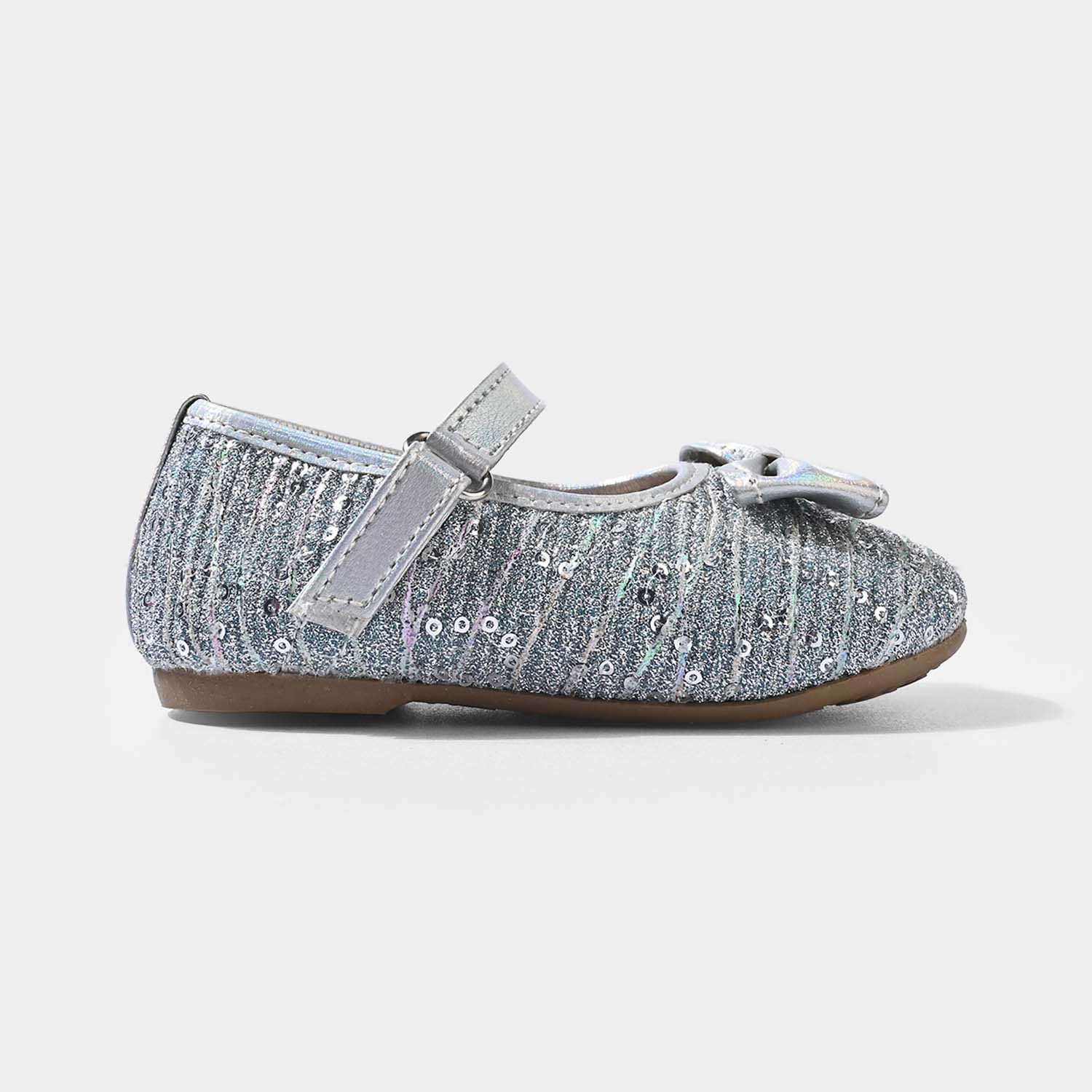 Girls Pumps 1352-Blue - Image 4
