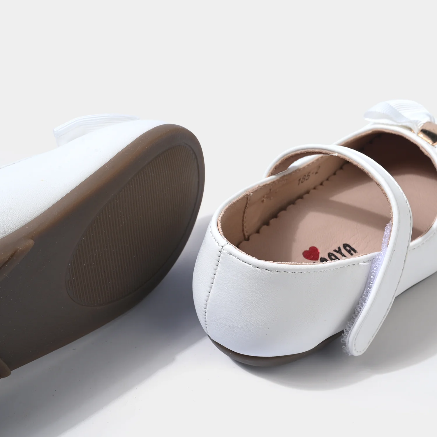Girls Pumps 185-2-White - Image 2