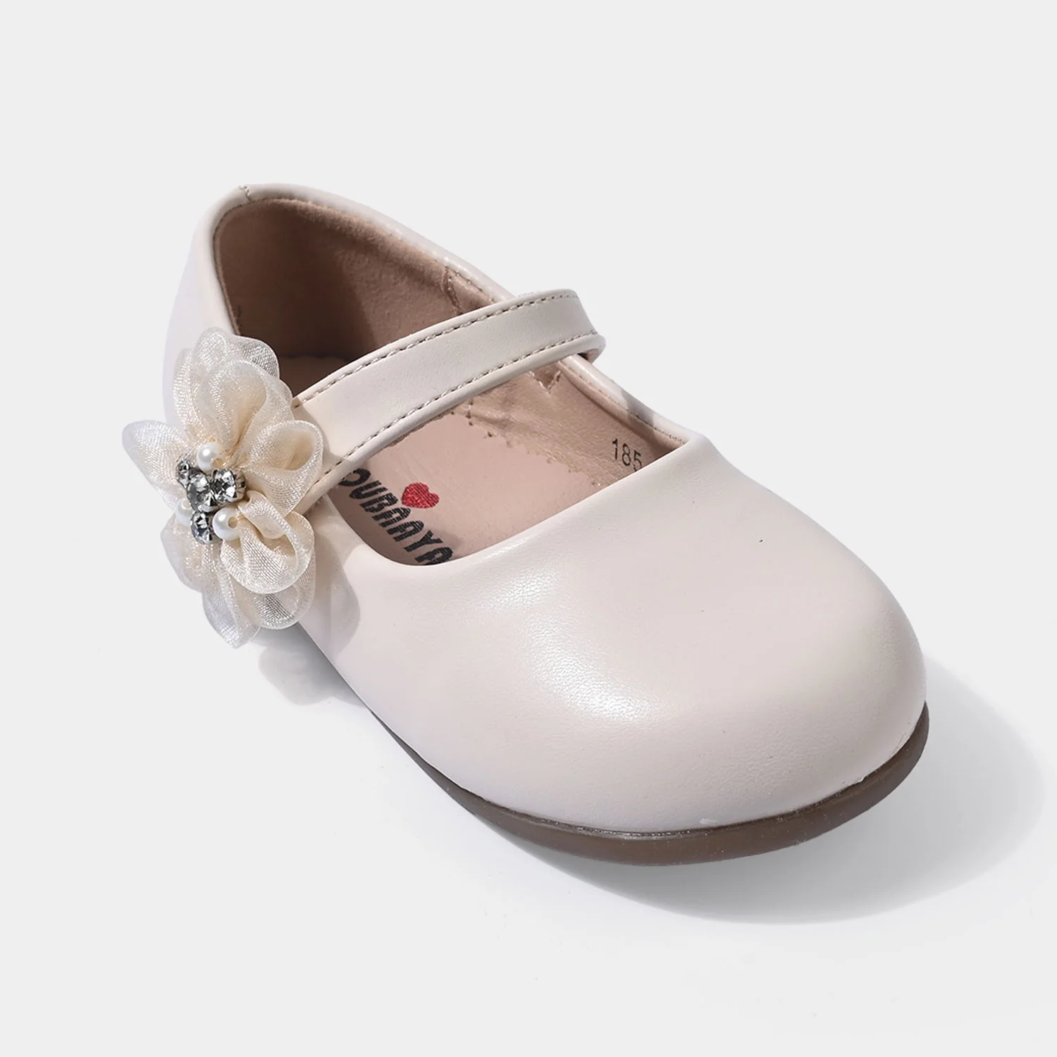 Girls Pumps 185-3-BEIGE