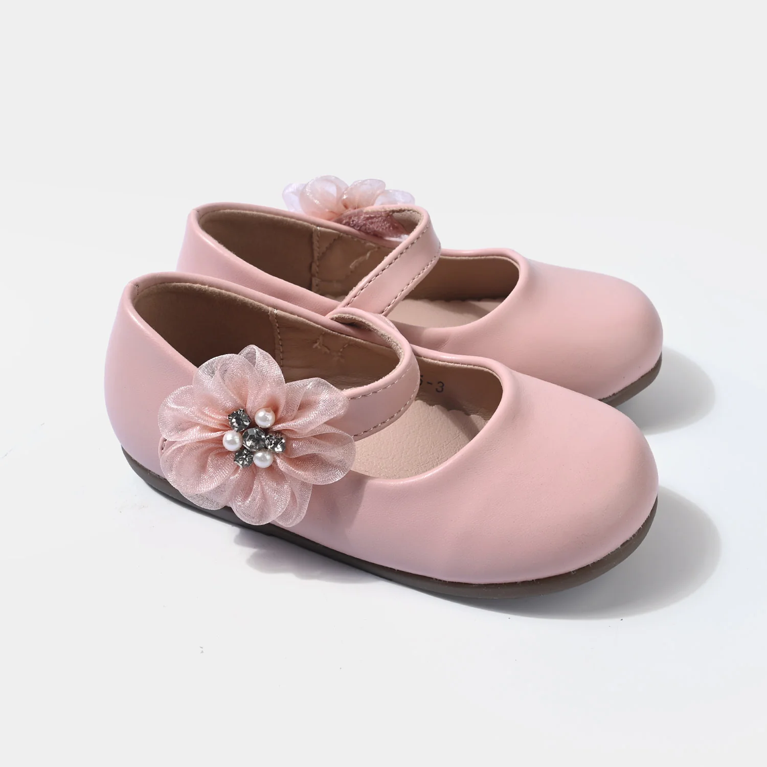 Girls Pumps 185-3-PINK - Image 3