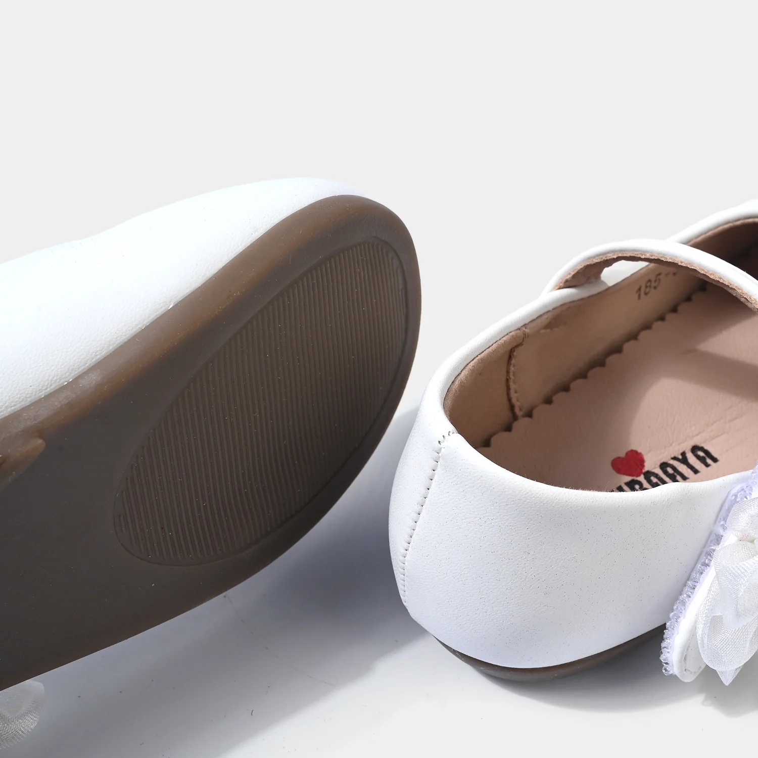 Girls Pumps 185-3-White - Image 2