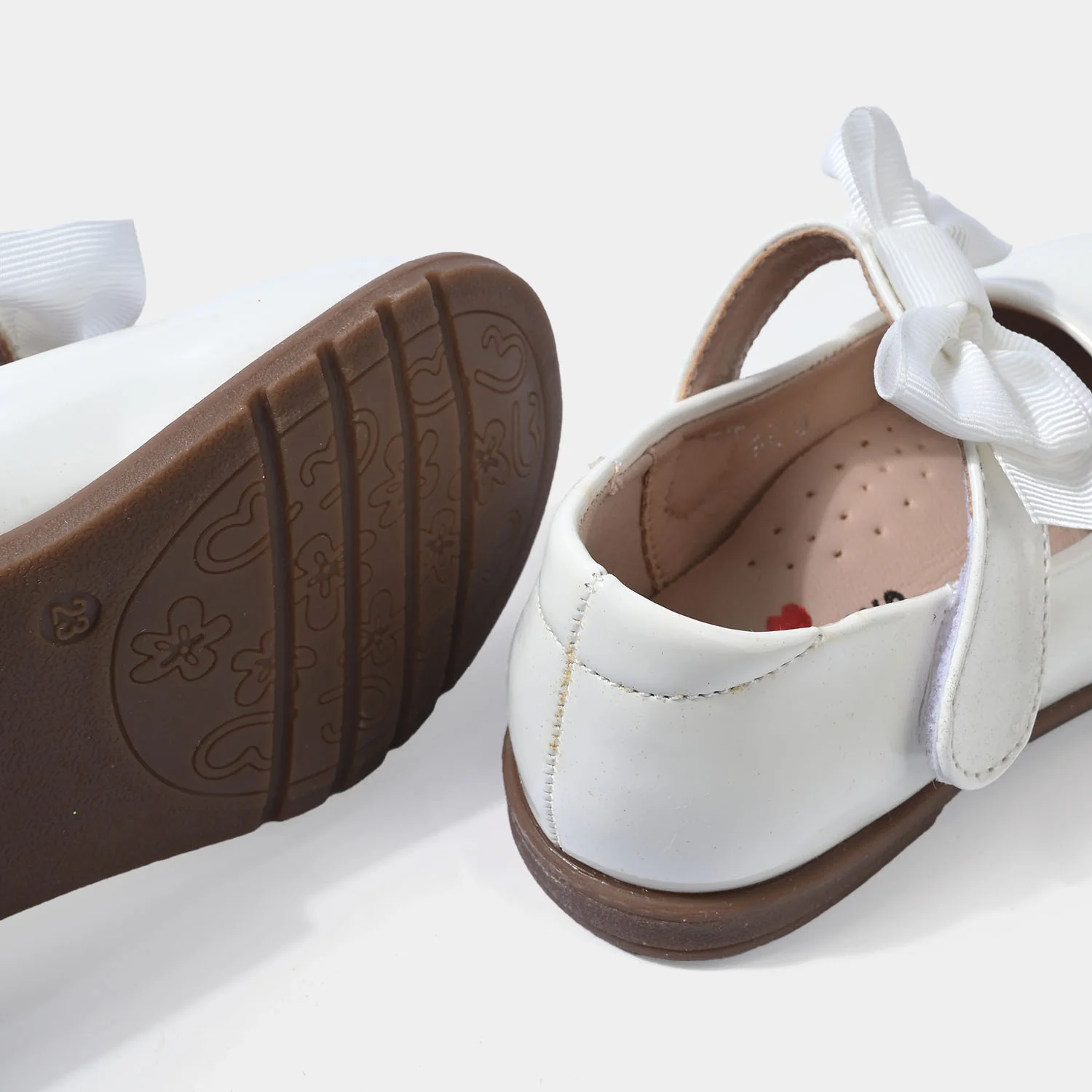 Girls Pumps 185-5-White - Image 2