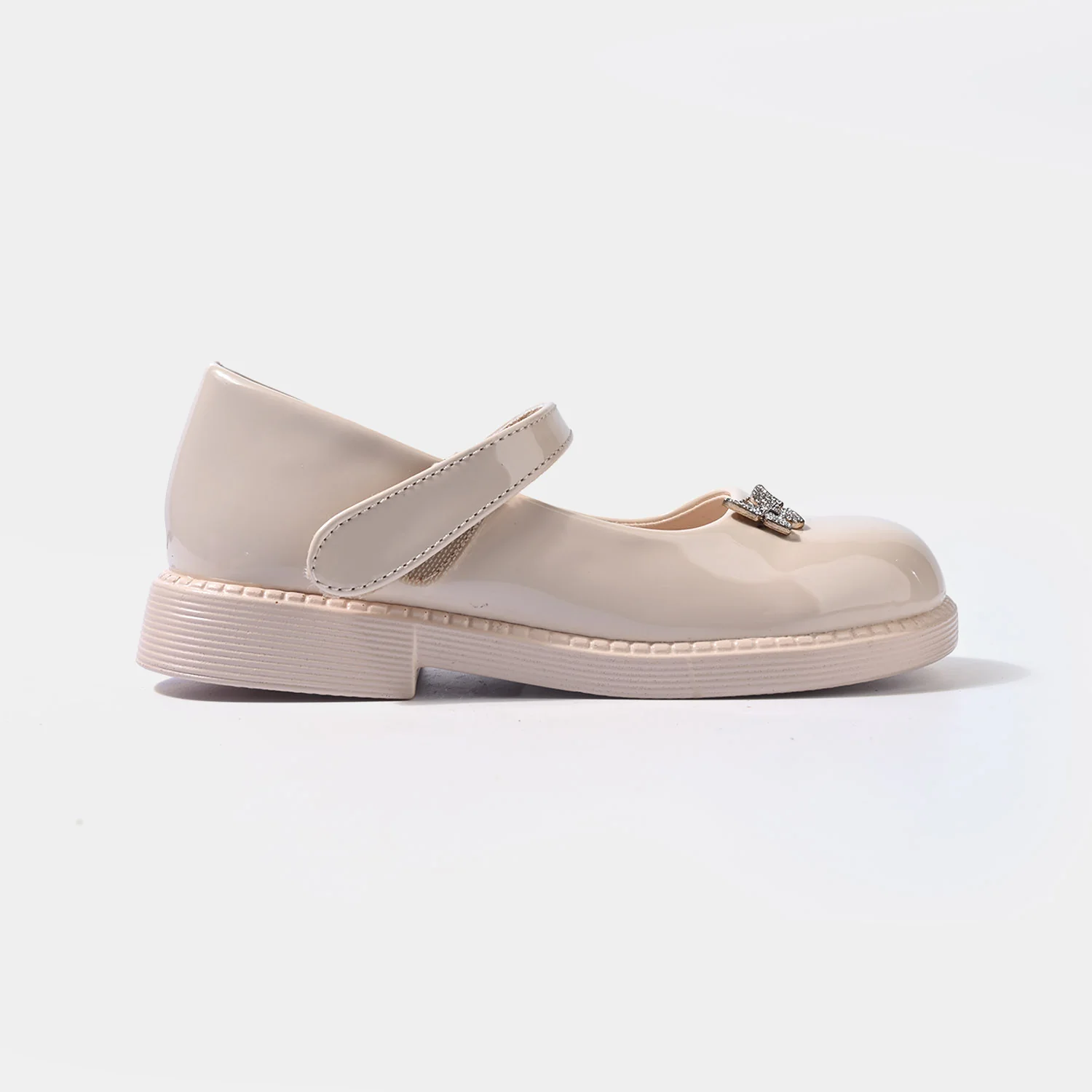 Girls Pumps 186-2-BEIGE - Image 4