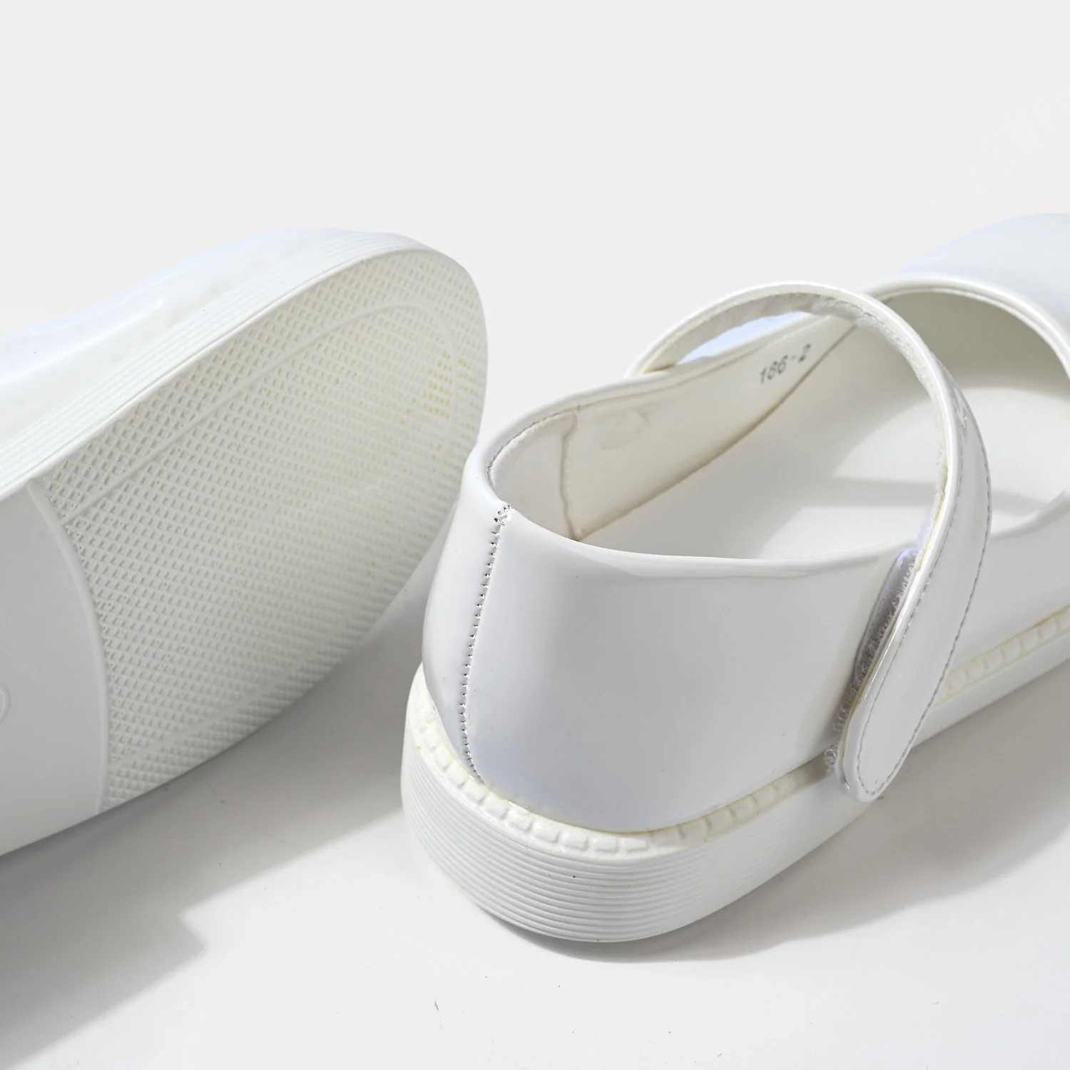 Girls Pumps 186-2-White - Image 2