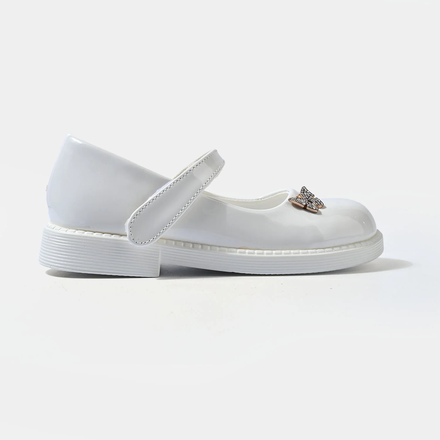 Girls Pumps 186-2-White - Image 4
