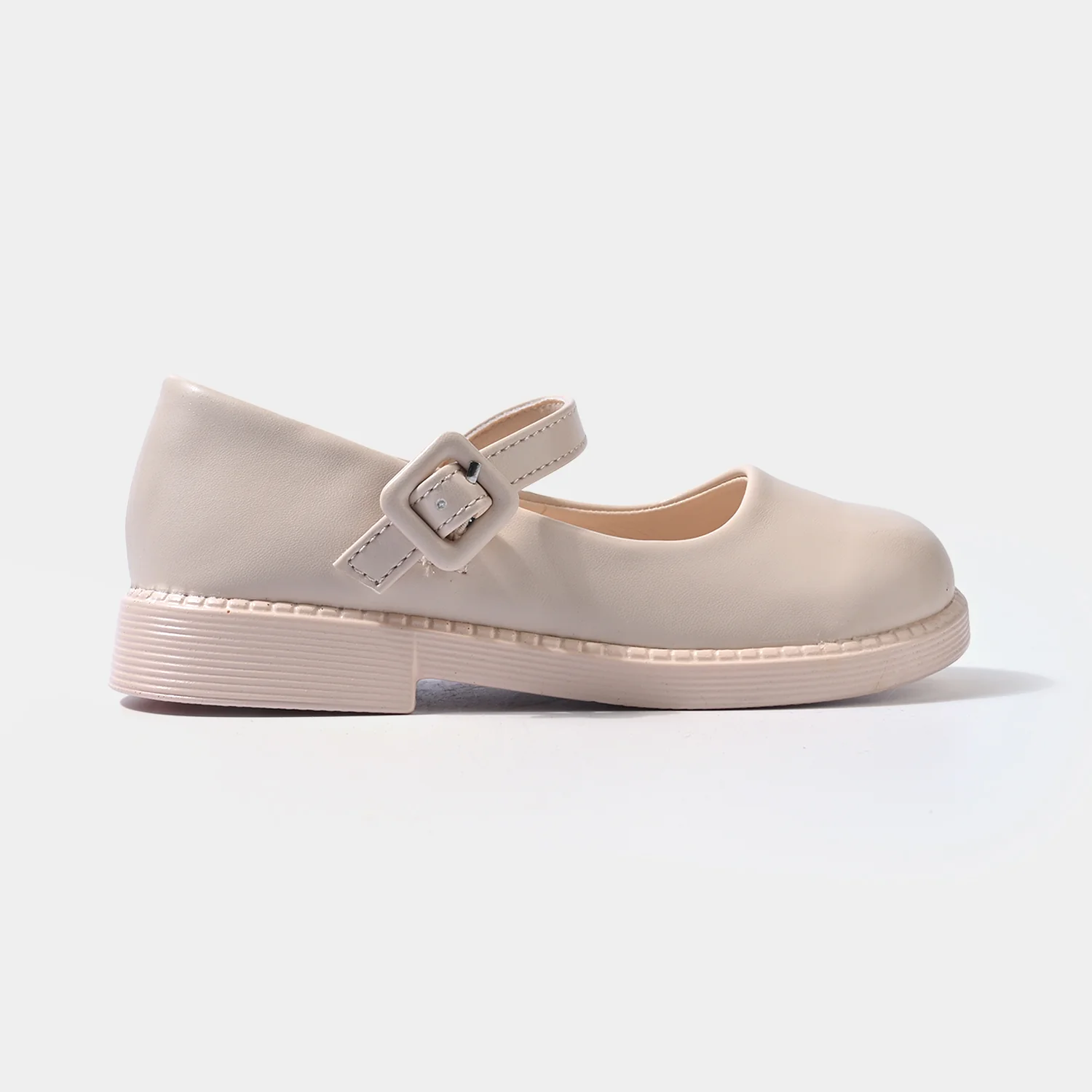 Girls Pumps 186-3-BEIGE - Image 4
