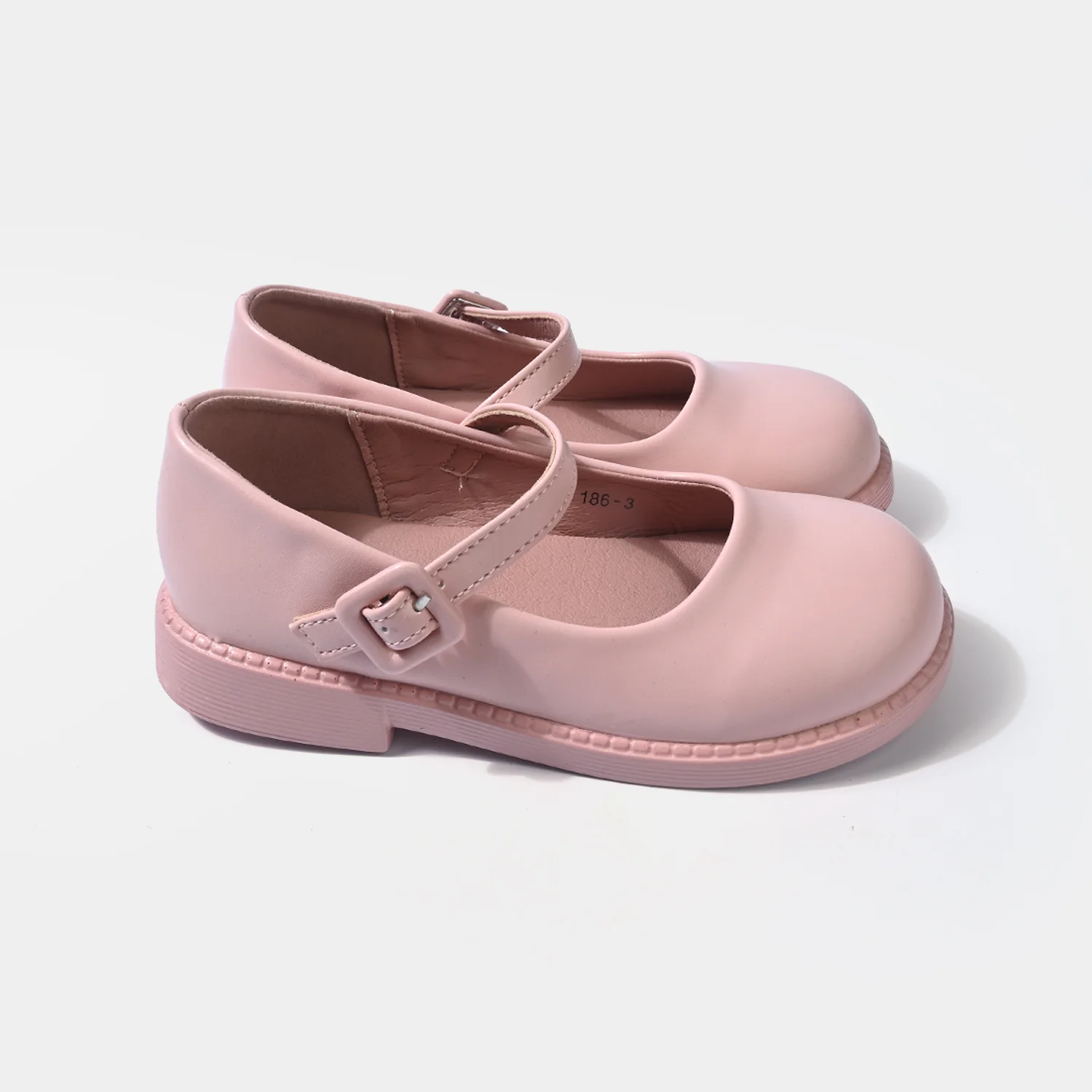 Girls Pumps 186-3-PINK - Image 3